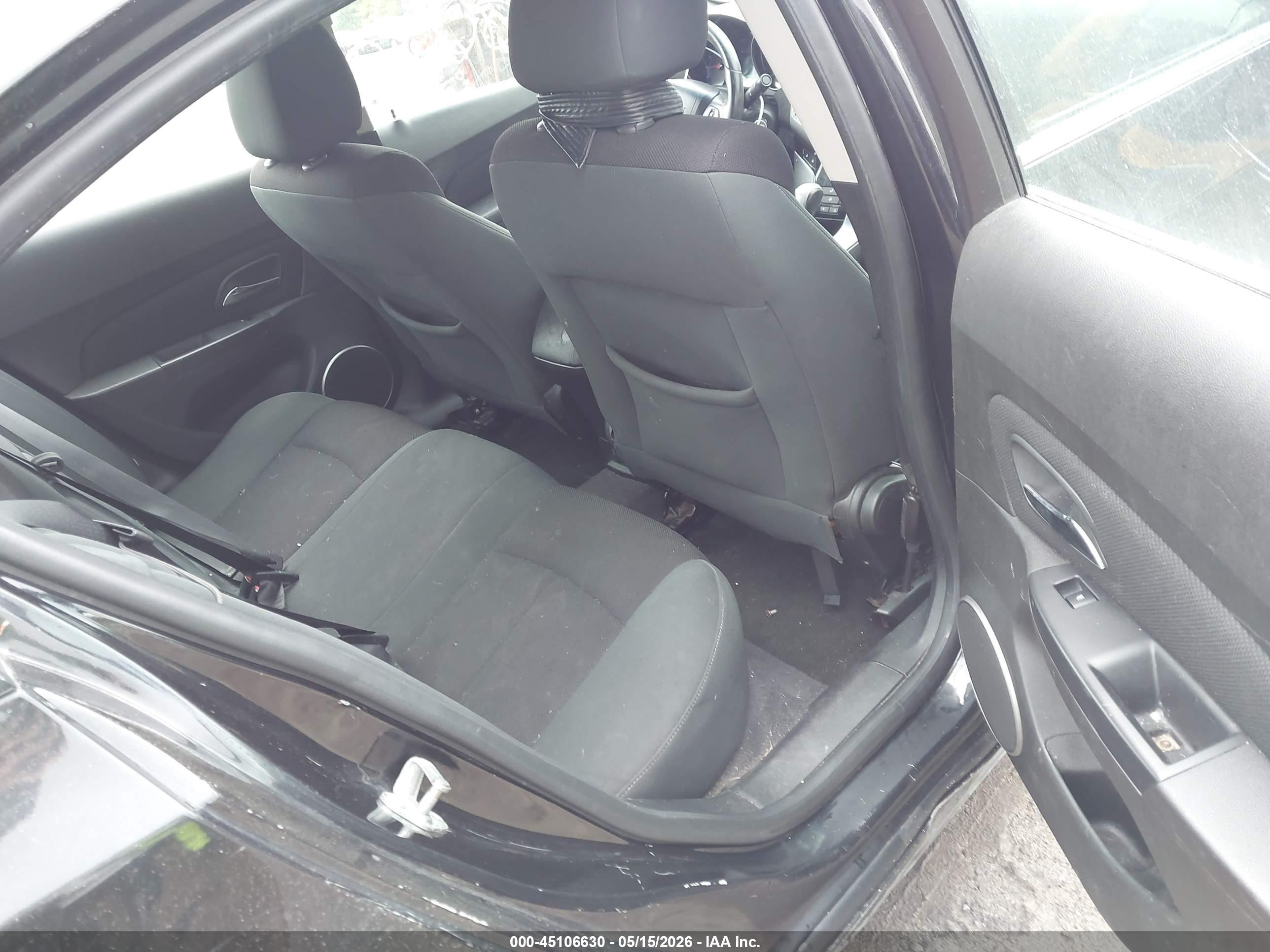 2011 Chevrolet Cruze Eco Black vin: 1G1PJ5S95B7234786