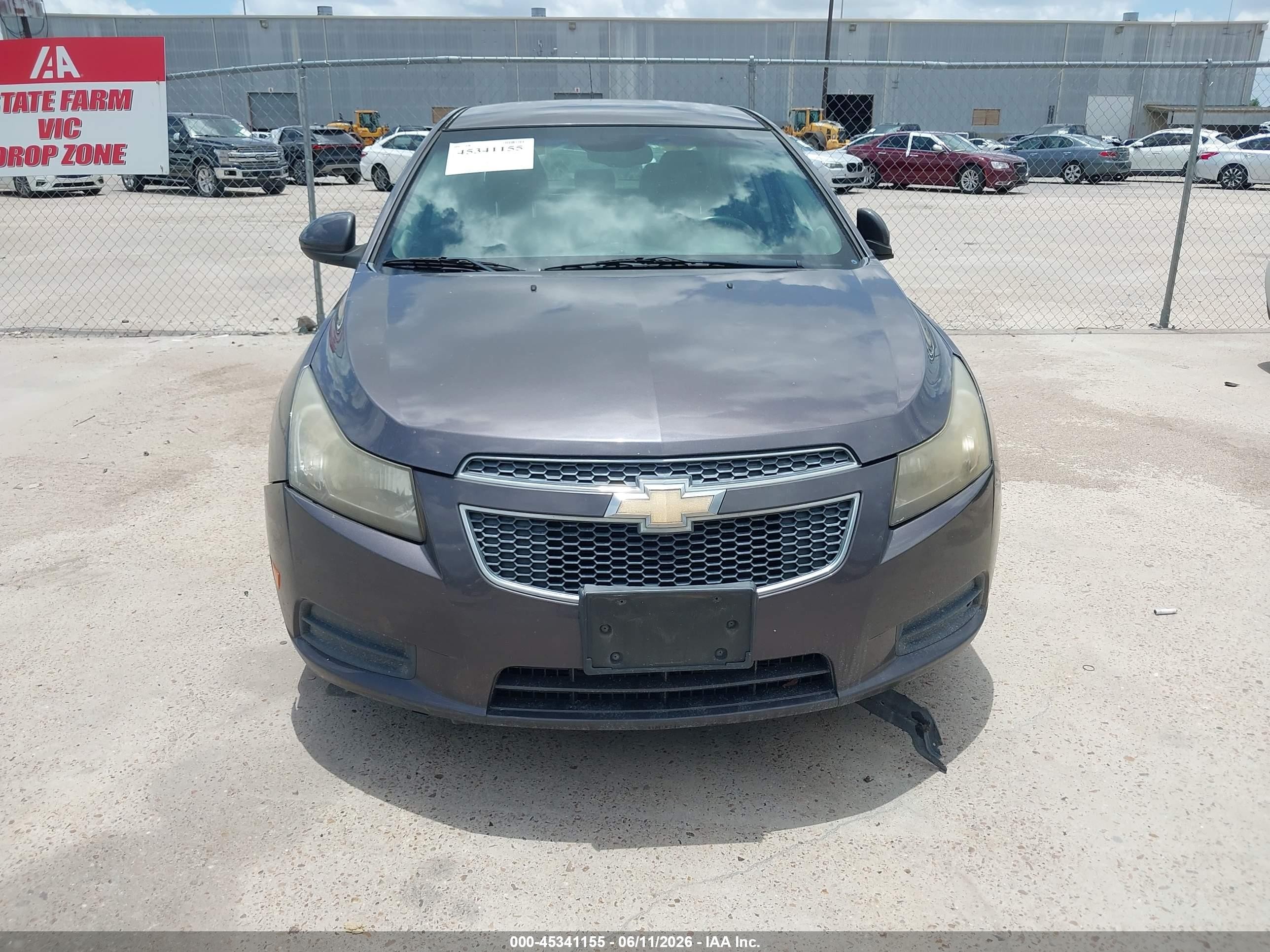 2011 Chevrolet Cruze Eco Gray vin: 1G1PJ5S97B7207914