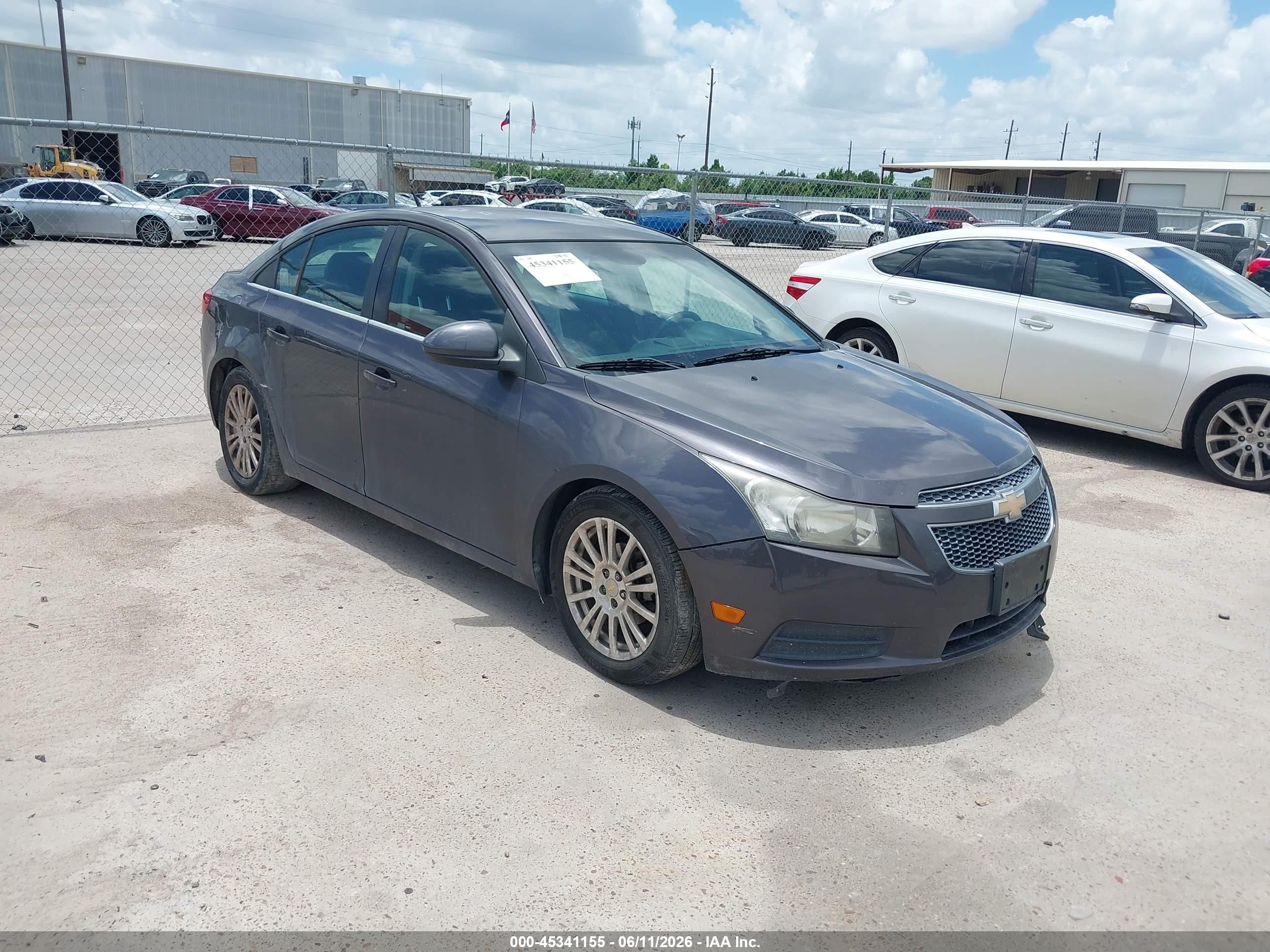 2011 Chevrolet Cruze Eco Gray vin: 1G1PJ5S97B7207914