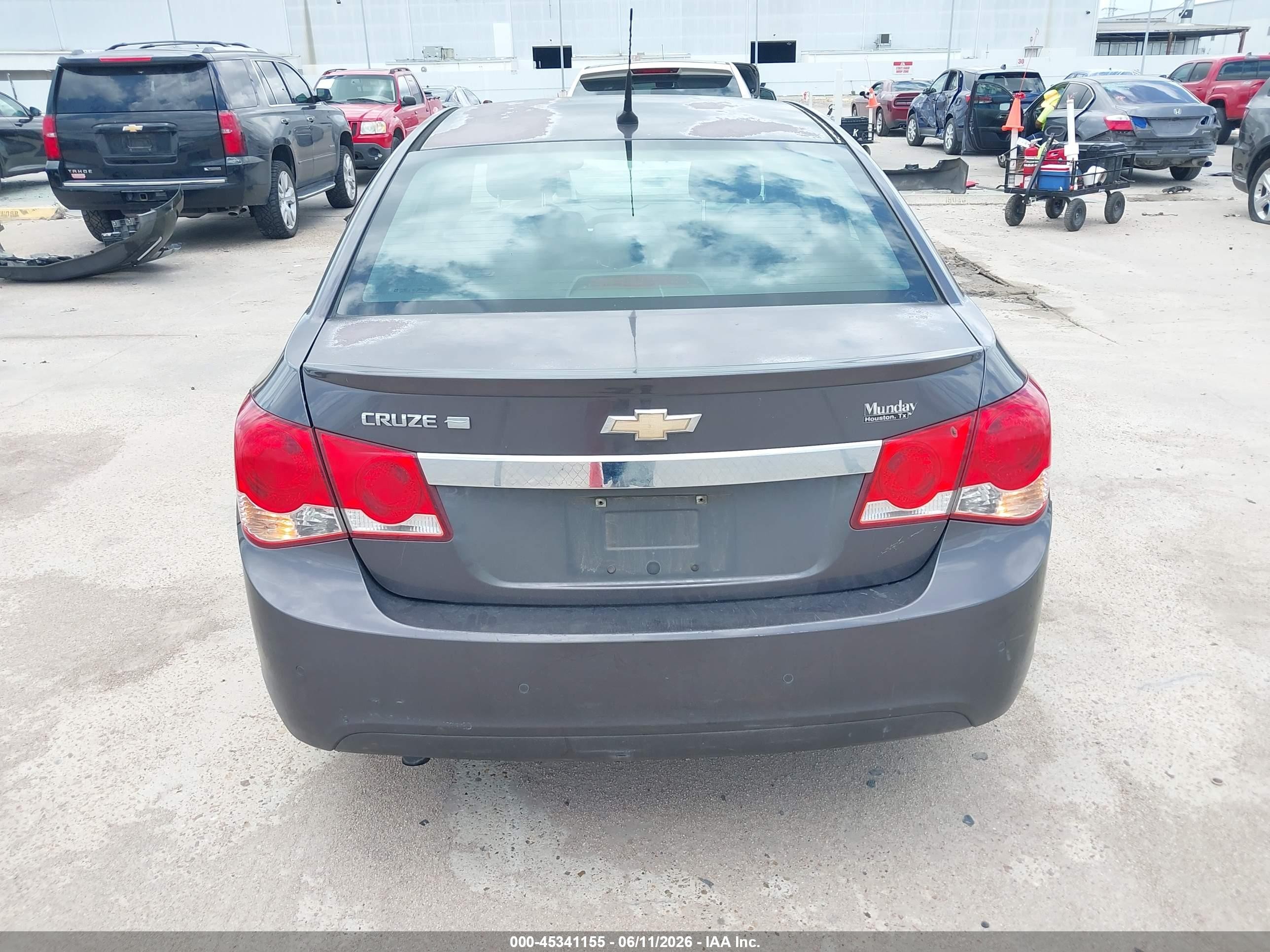 2011 Chevrolet Cruze Eco Gray vin: 1G1PJ5S97B7207914