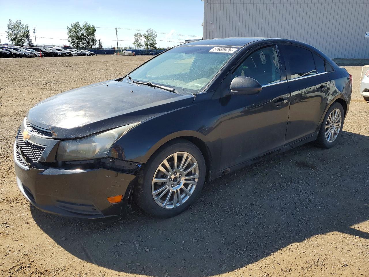 2011 Chevrolet Cruze Eco Black vin: 1G1PJ5S98B7206643