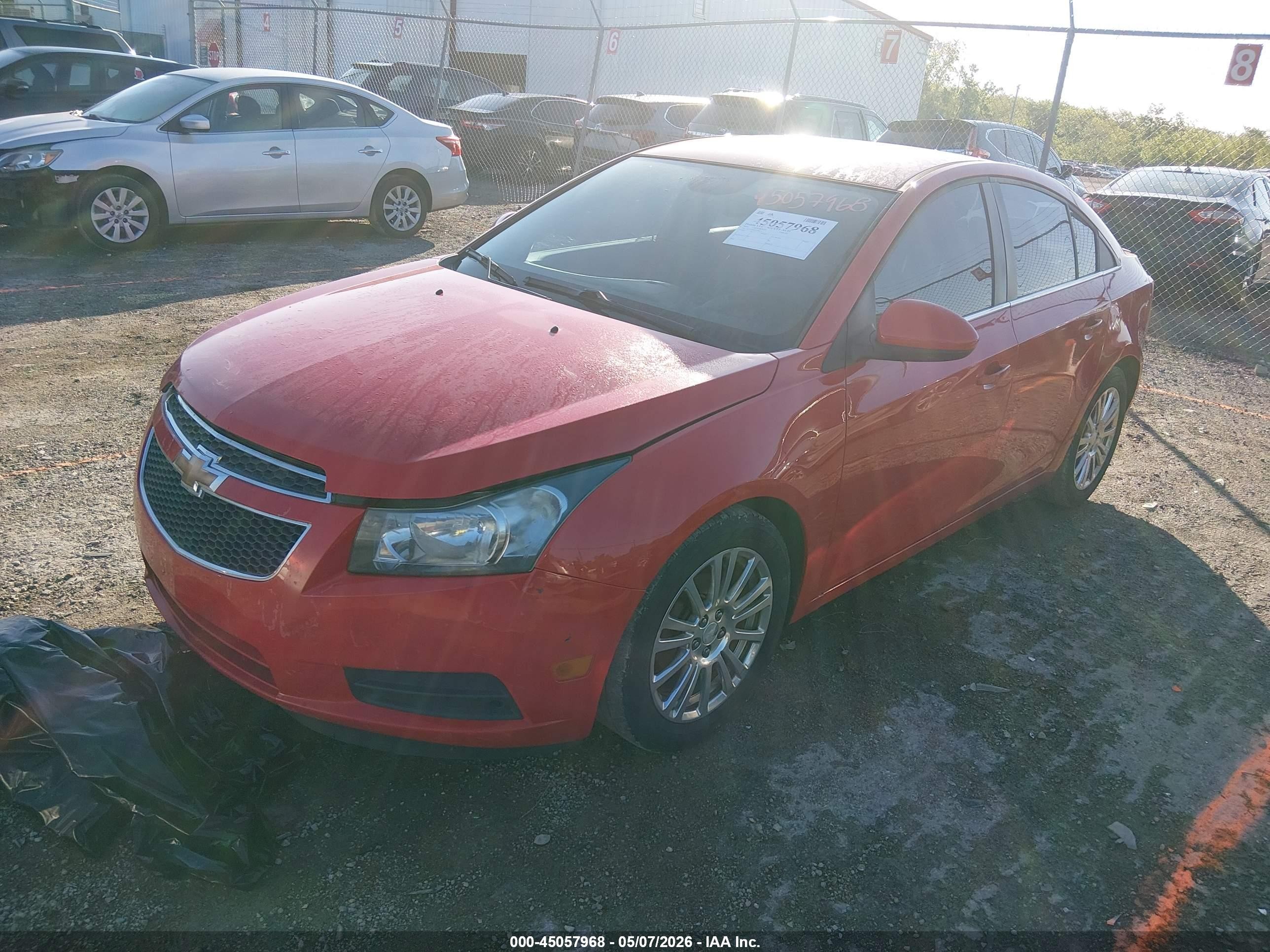 2014 Chevrolet Cruze Eco Manual Красный vin: 1G1PJ5SB0E7149135