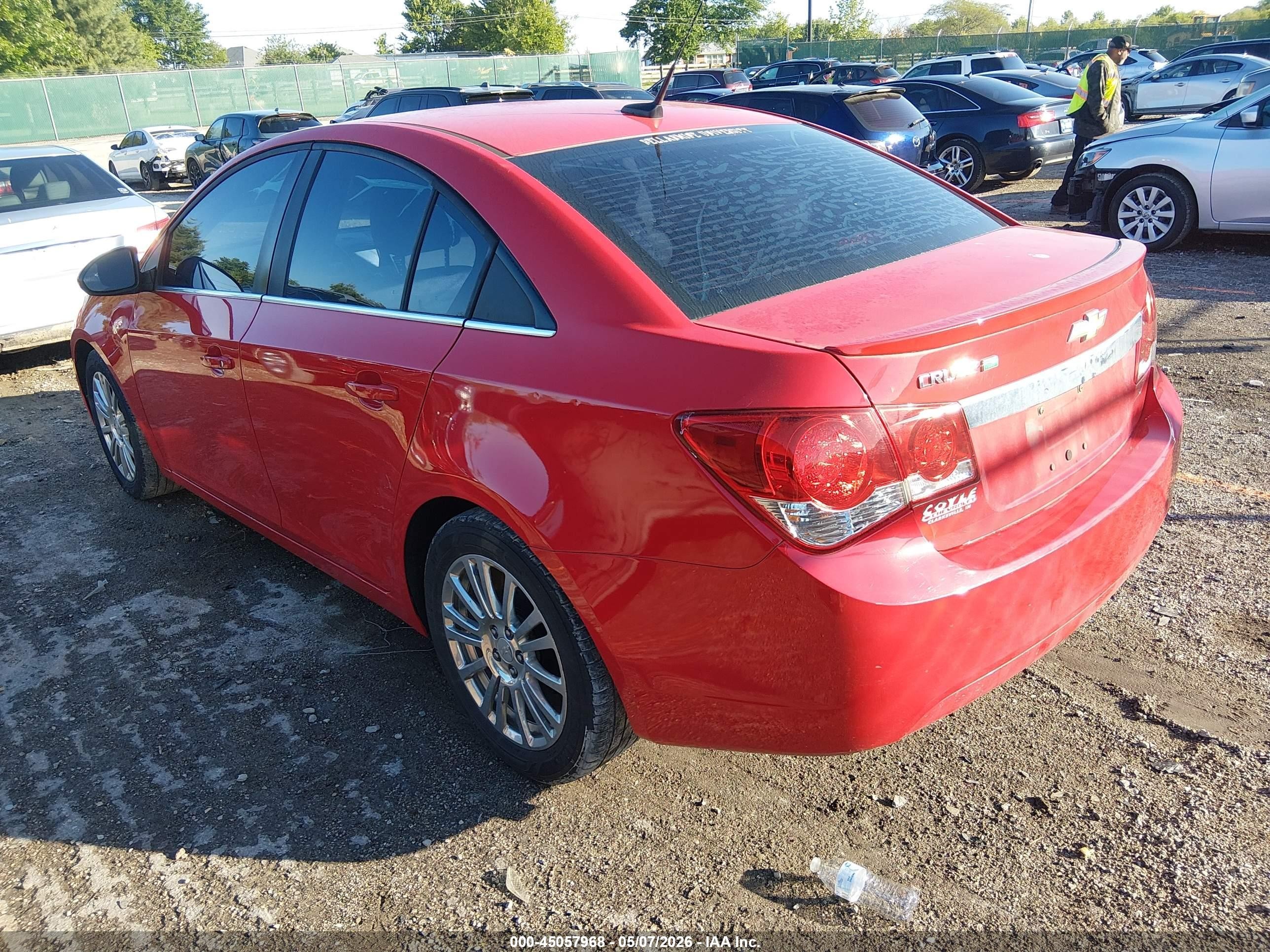 2014 Chevrolet Cruze Eco Manual Красный vin: 1G1PJ5SB0E7149135