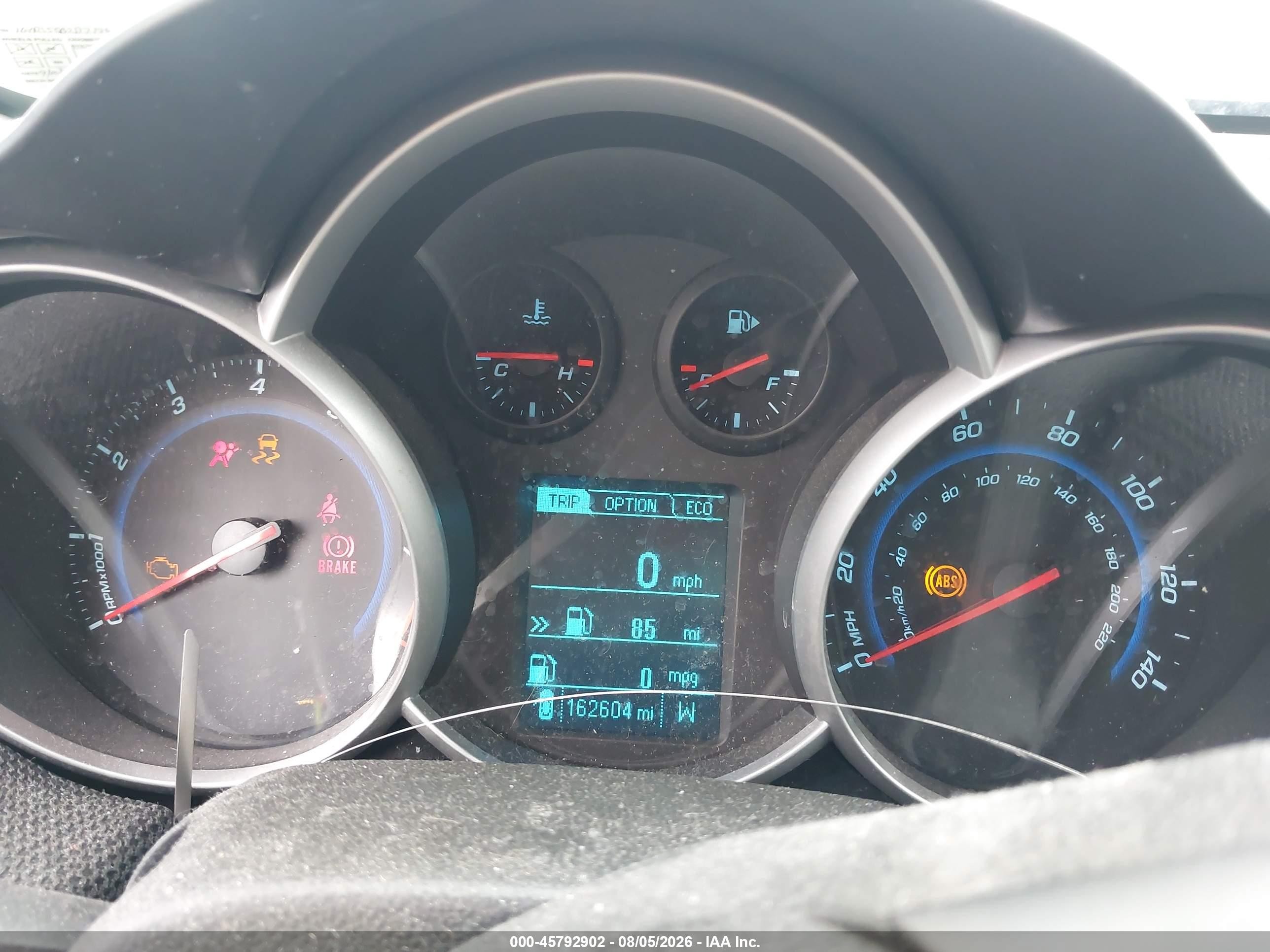 2013 Chevrolet Cruze Eco Manual Blue vin: 1G1PJ5SB2D7126096