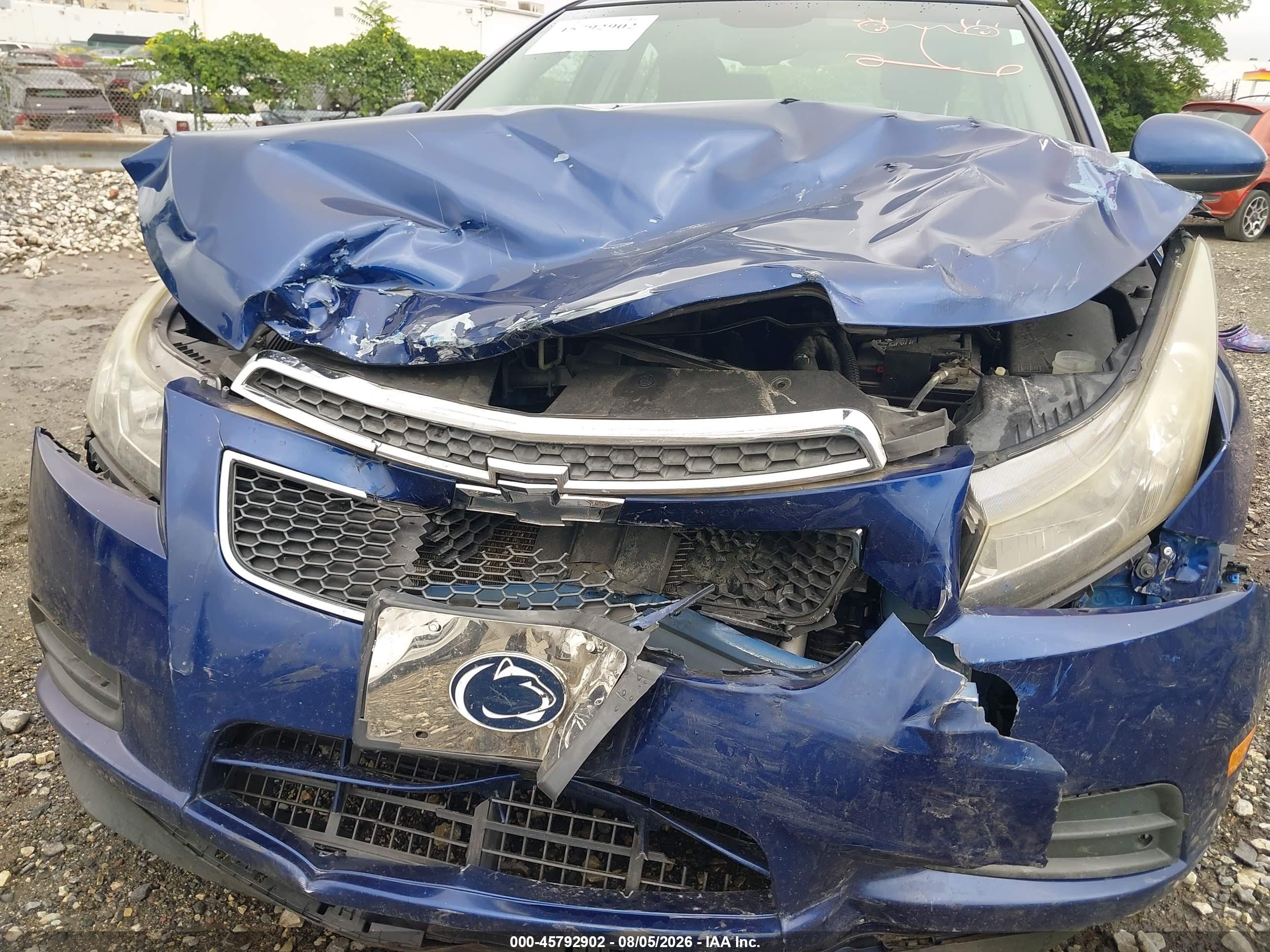 2013 Chevrolet Cruze Eco Manual Blue vin: 1G1PJ5SB2D7126096