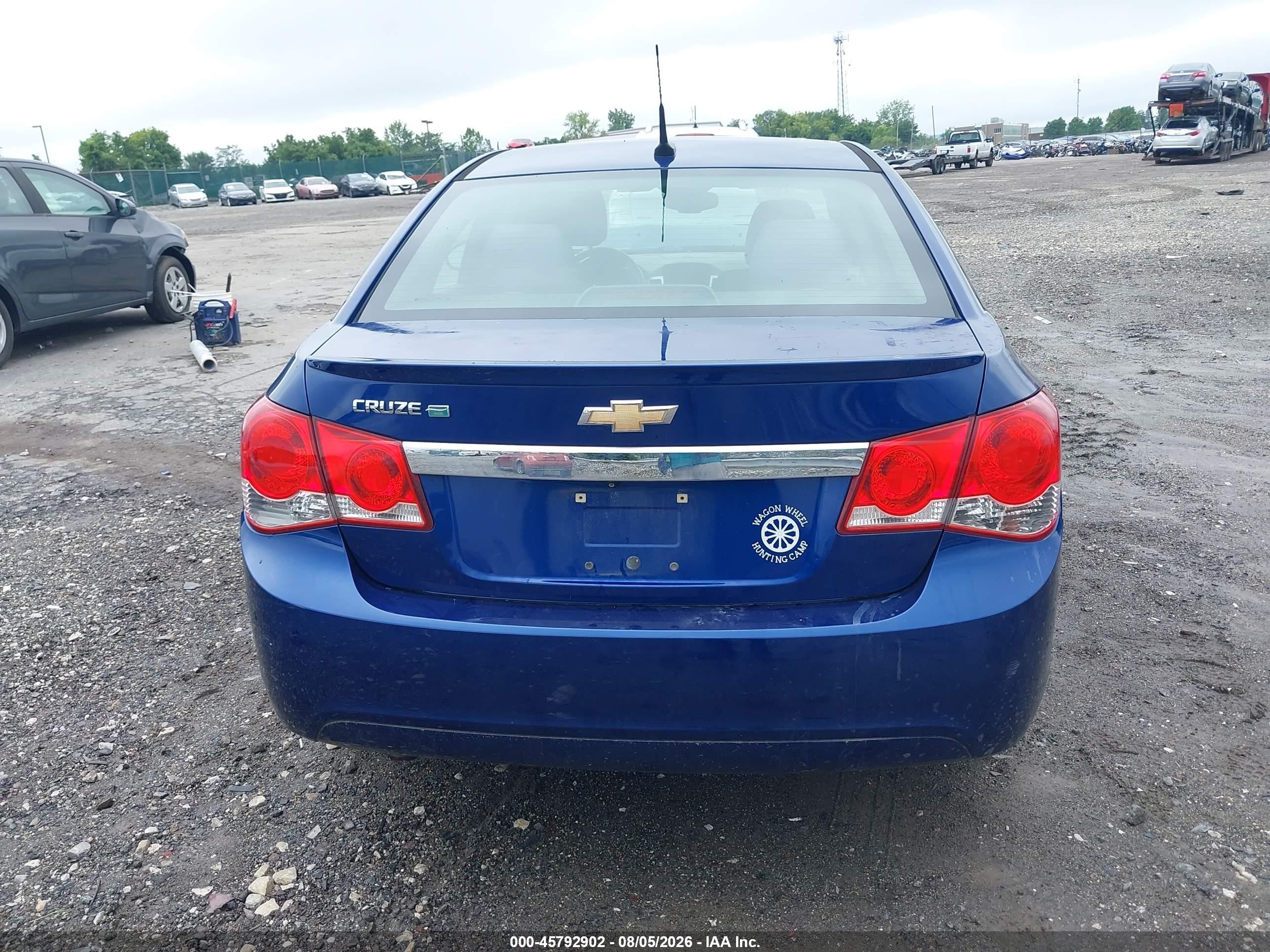 2013 Chevrolet Cruze Eco Manual Blue vin: 1G1PJ5SB2D7126096