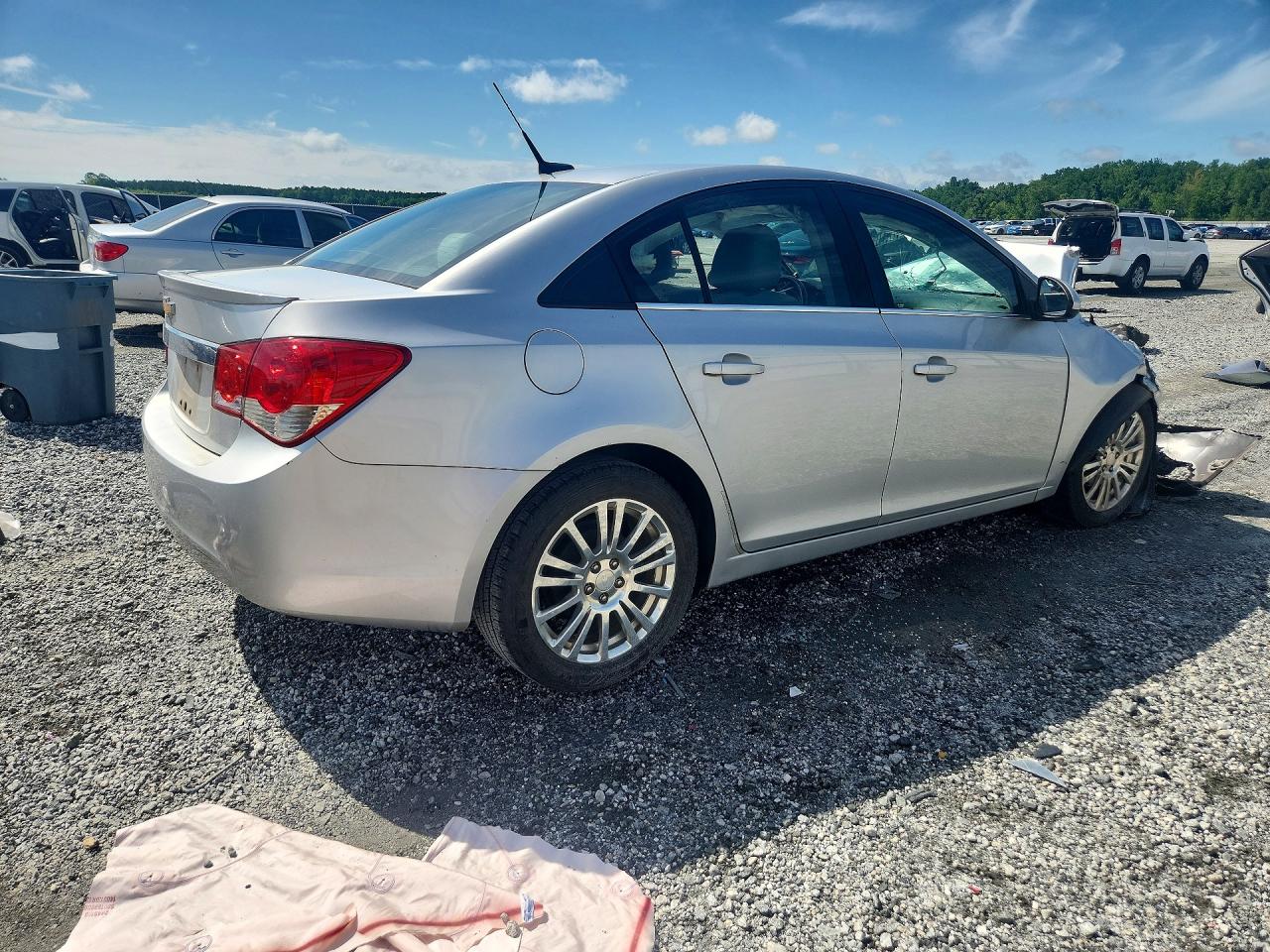 2013 Chevrolet Cruze Eco Silver vin: 1G1PJ5SB3D7300631