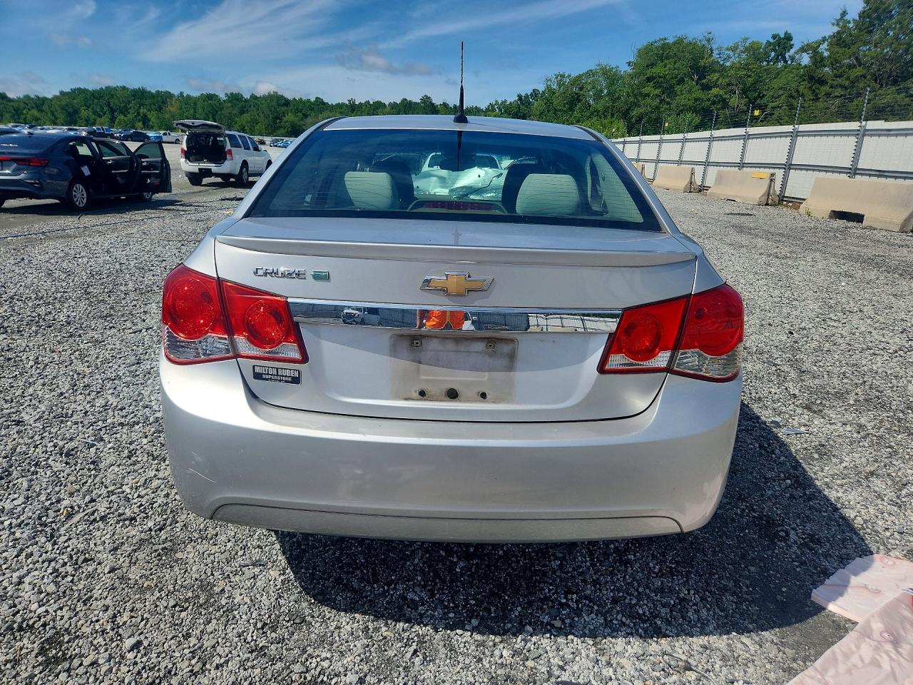 2013 Chevrolet Cruze Eco Silver vin: 1G1PJ5SB3D7300631