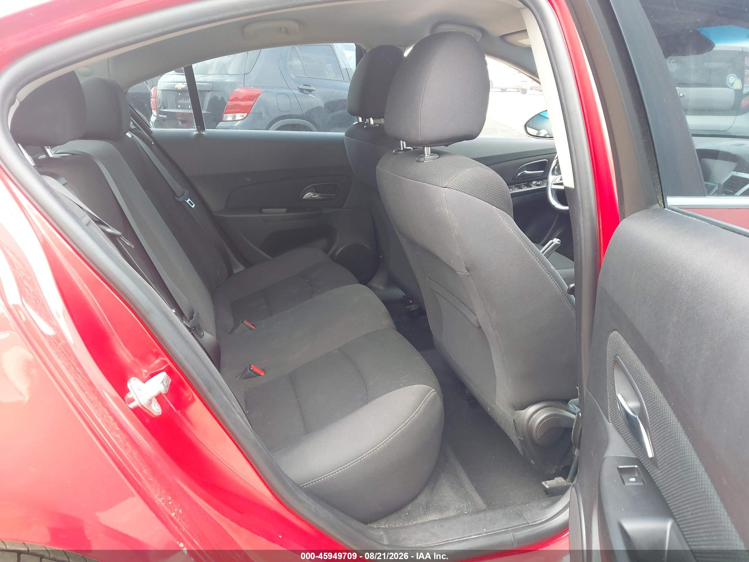 2014 Chevrolet Cruze Eco Manual Red vin: 1G1PJ5SB3E7350379