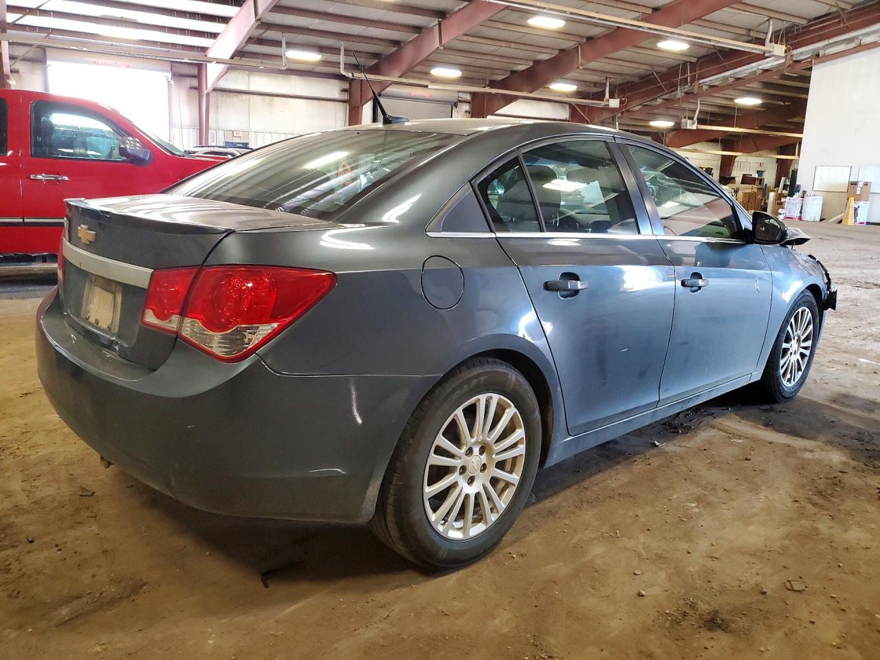 2013 Chevrolet Cruze Eco Gray vin: 1G1PJ5SB4D7165403