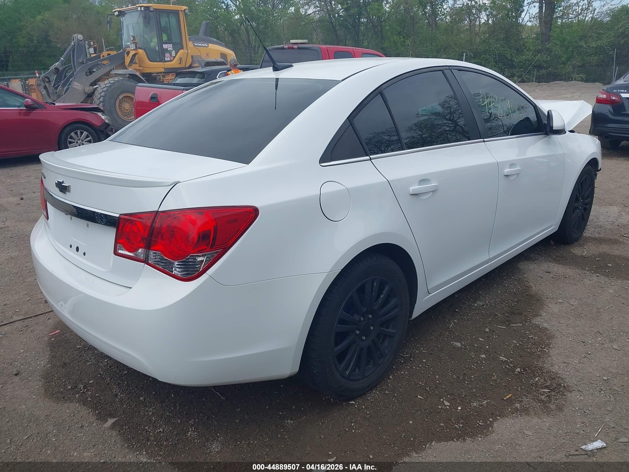 2014 Chevrolet Cruze Eco Manual White vin: 1G1PJ5SB4E7271660