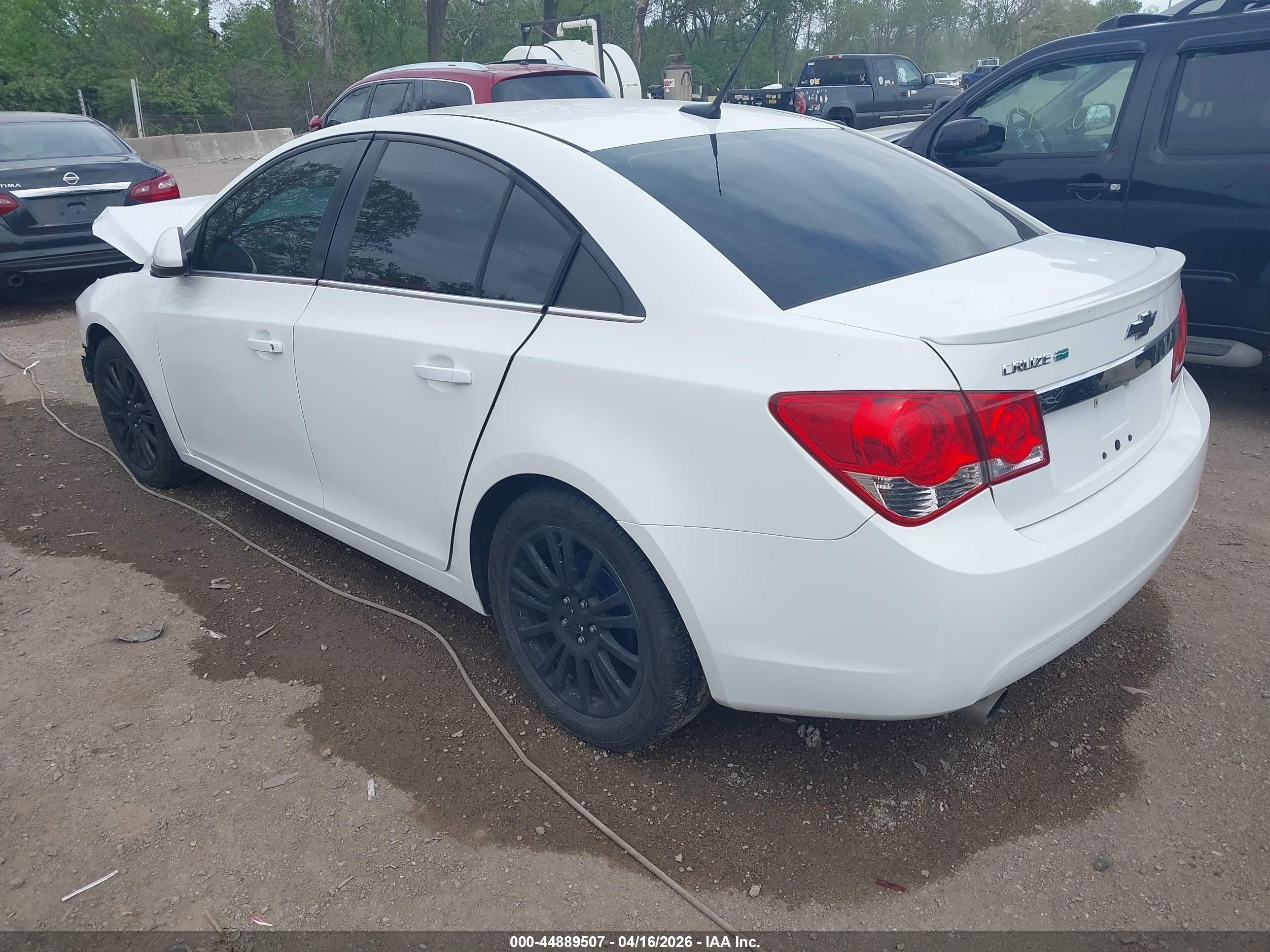 2014 Chevrolet Cruze Eco Manual White vin: 1G1PJ5SB4E7271660