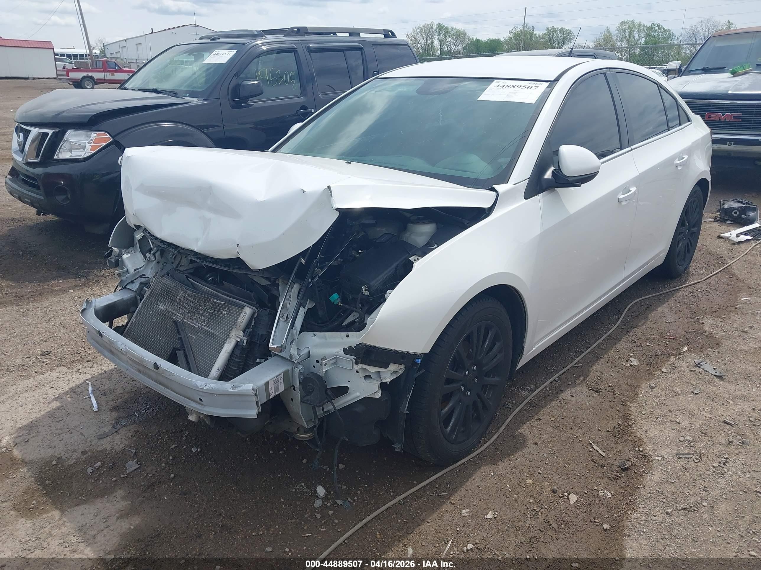 2014 Chevrolet Cruze Eco Manual White vin: 1G1PJ5SB4E7271660