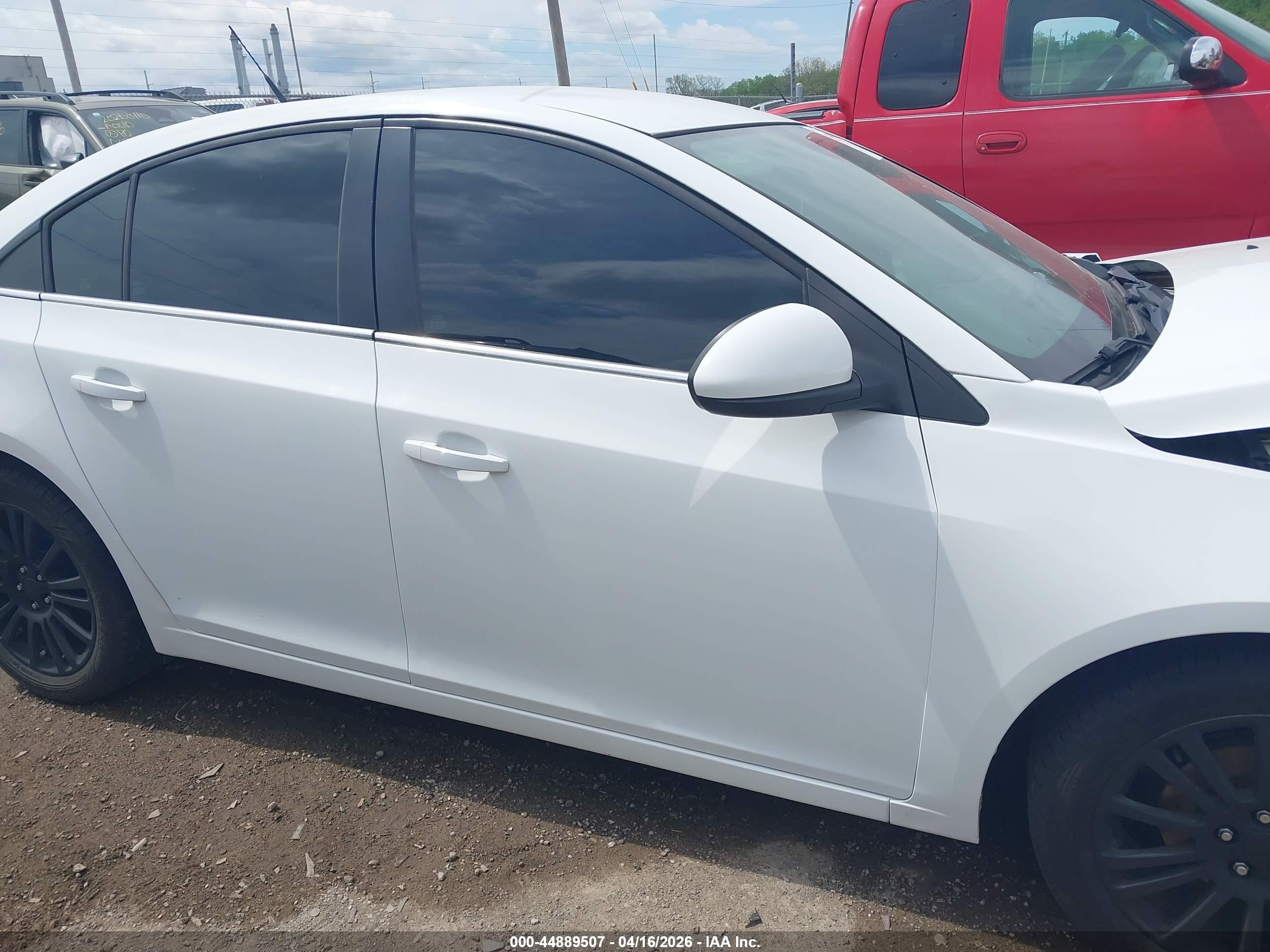 2014 Chevrolet Cruze Eco Manual White vin: 1G1PJ5SB4E7271660