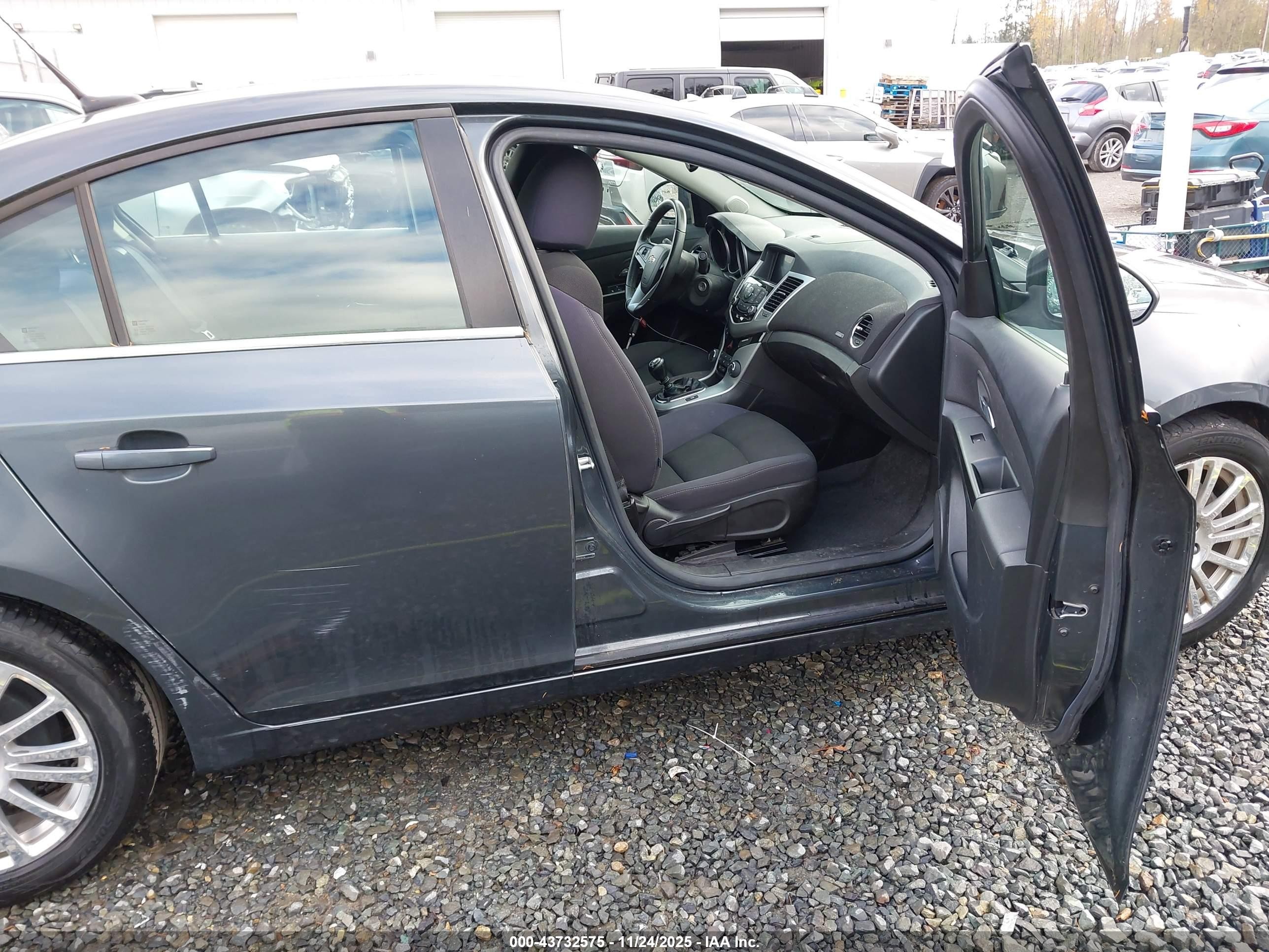 2013 Chevrolet Cruze Eco Manual Gray vin: 1G1PJ5SB6D7169534