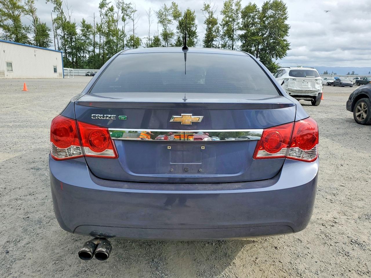 2013 Chevrolet Cruze Eco Gray vin: 1G1PJ5SB8D7126412