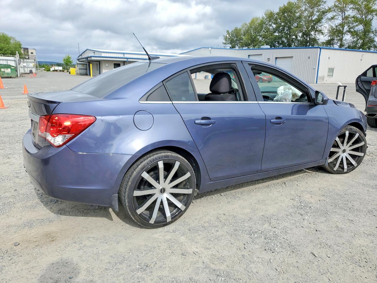 2013 Chevrolet Cruze Eco Gray vin: 1G1PJ5SB8D7126412