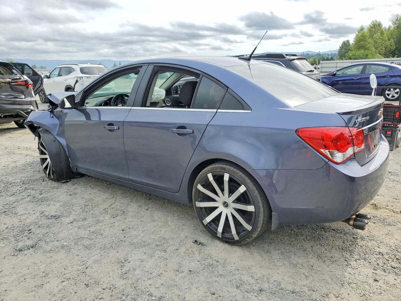 2013 Chevrolet Cruze Eco Gray vin: 1G1PJ5SB8D7126412