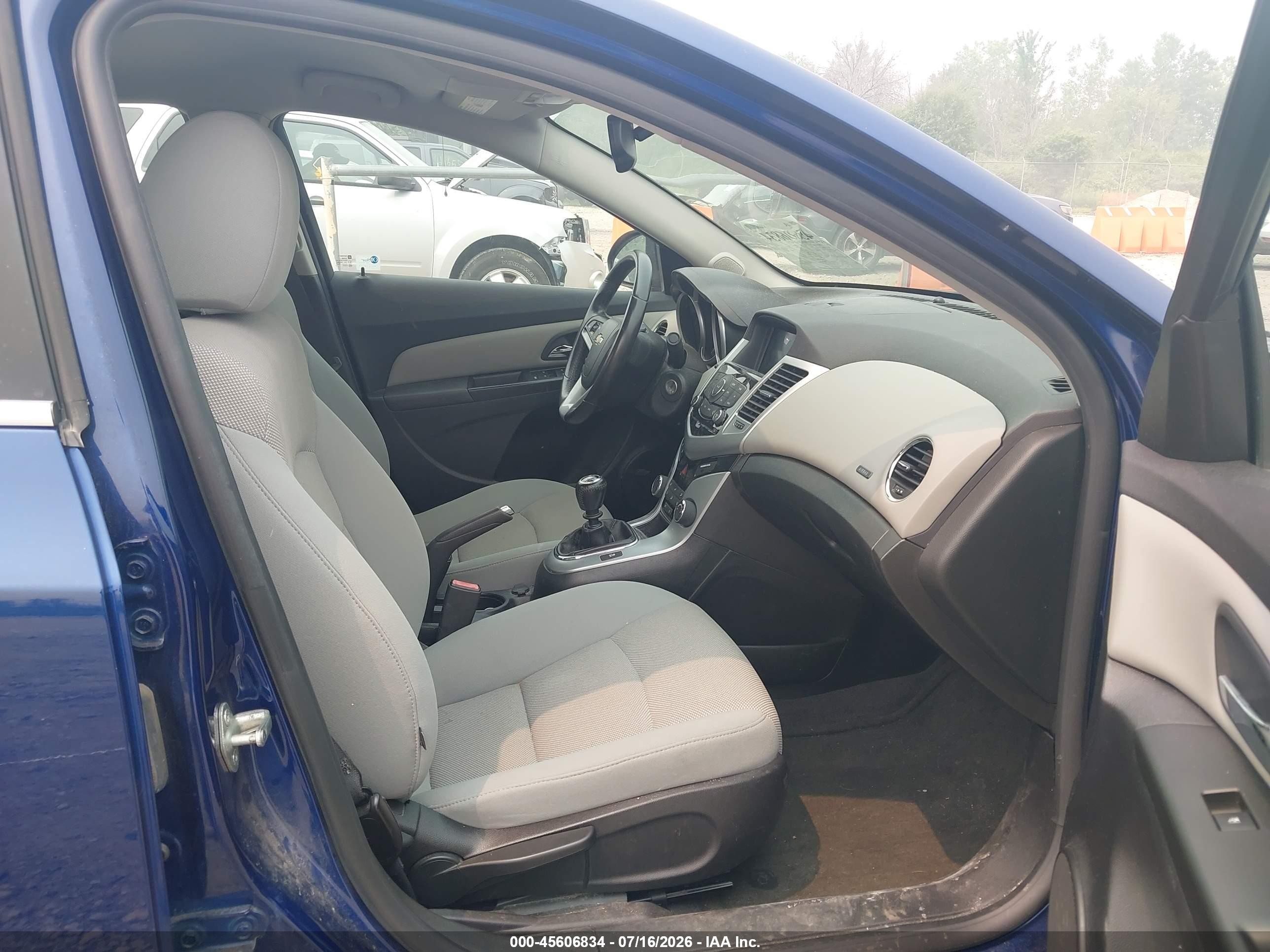 2013 Chevrolet Cruze Eco Manual Dark Blue vin: 1G1PJ5SB9D7124071