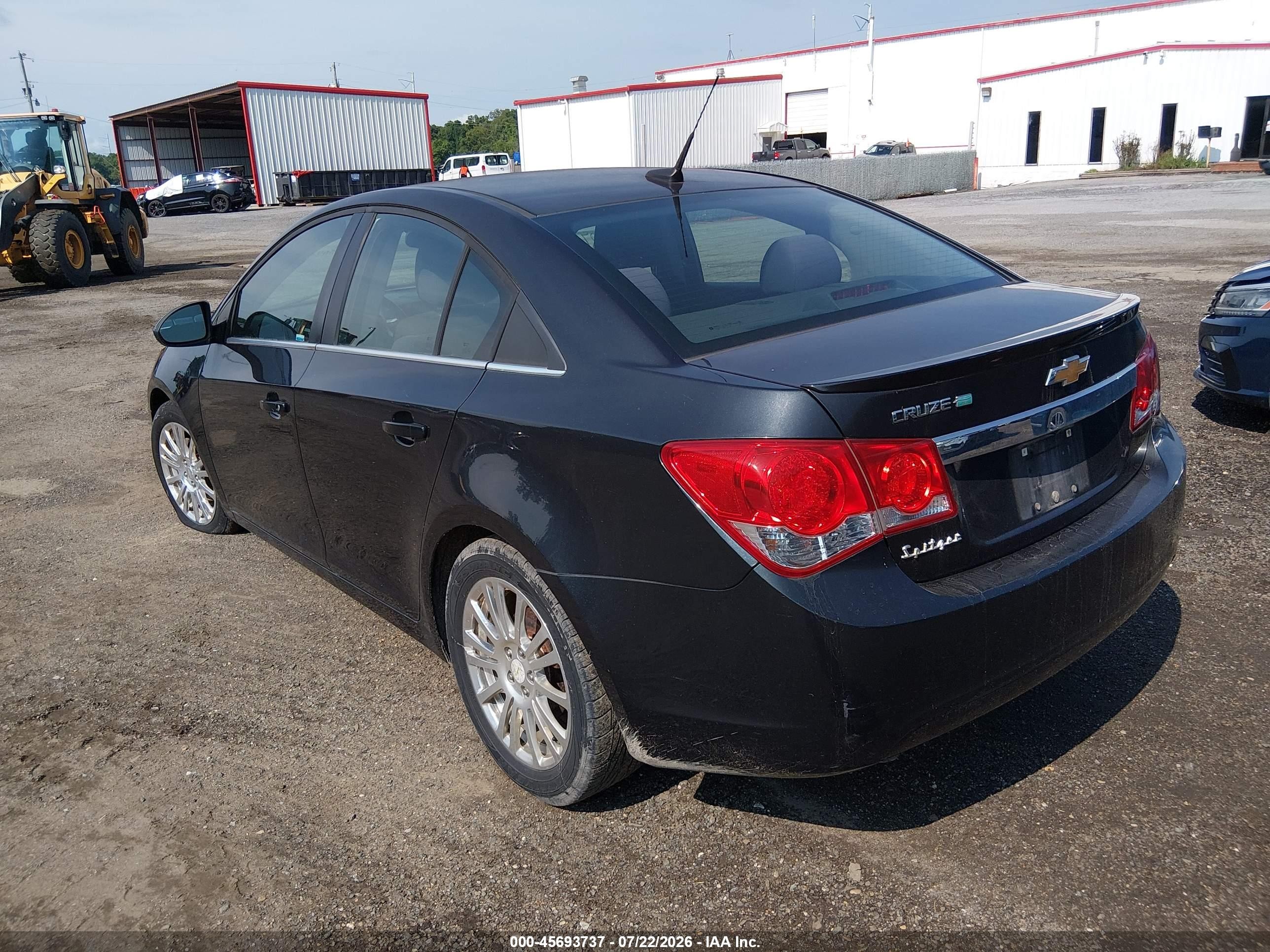 2013 Chevrolet Cruze Eco Manual Black vin: 1G1PJ5SBXD7229170
