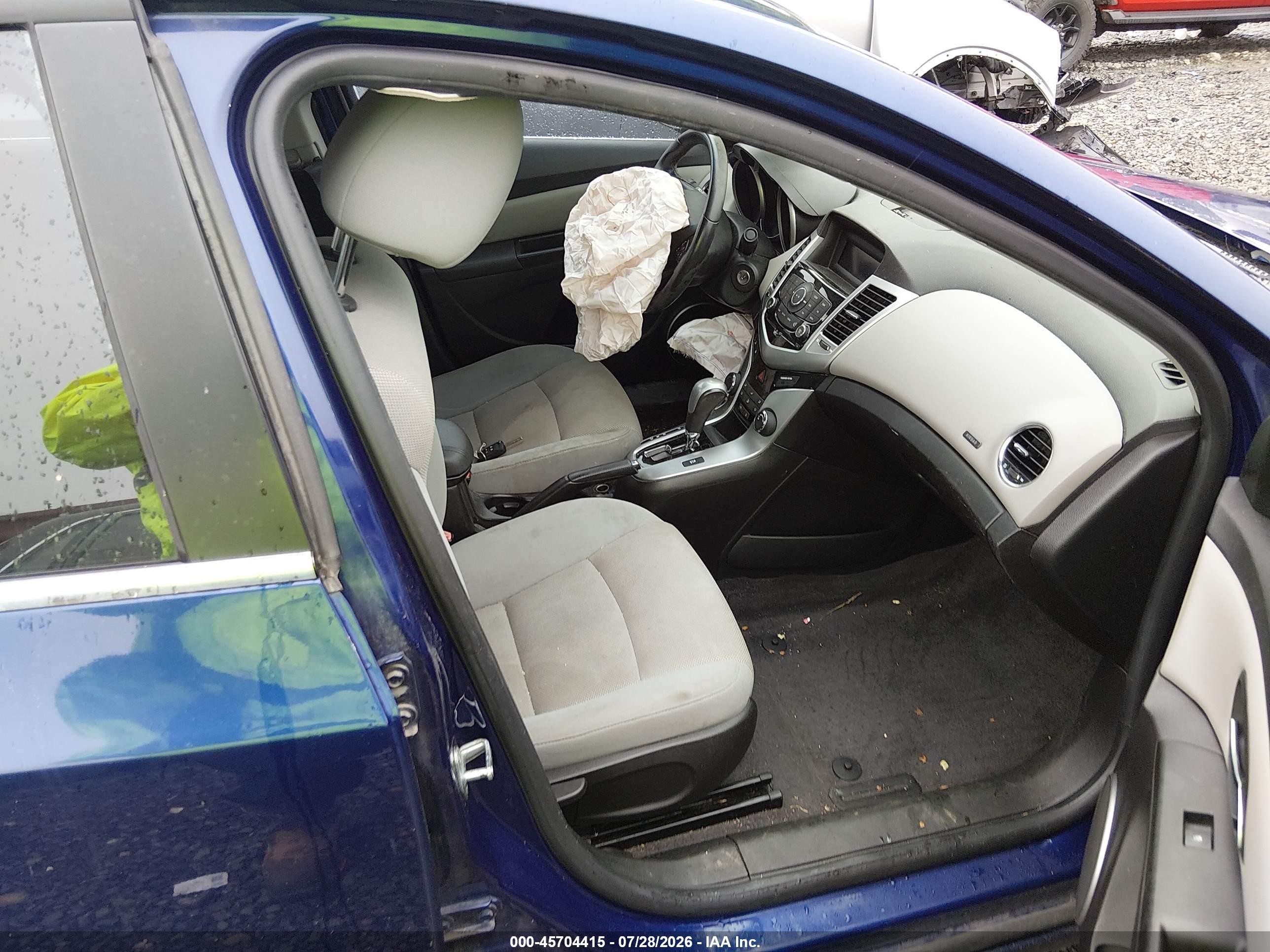 2012 Chevrolet Cruze Eco Blue vin: 1G1PJ5SC1C7127361