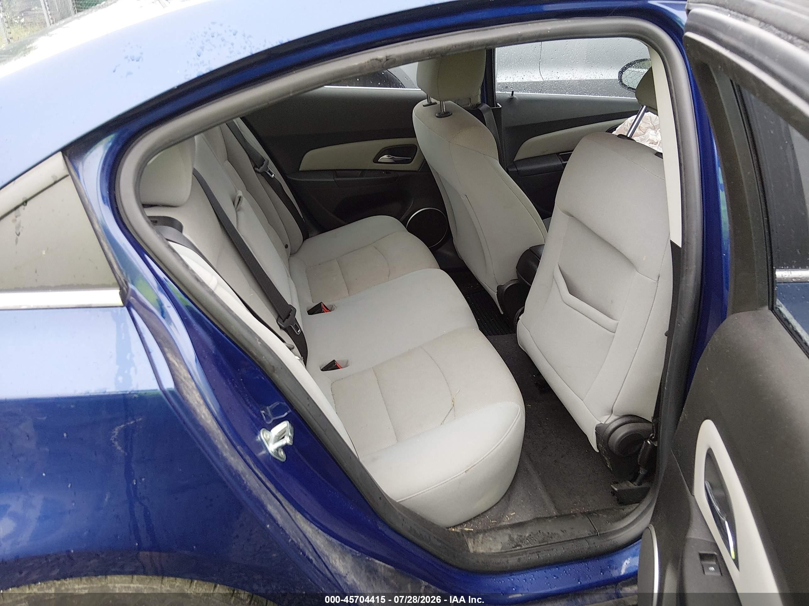 2012 Chevrolet Cruze Eco Blue vin: 1G1PJ5SC1C7127361