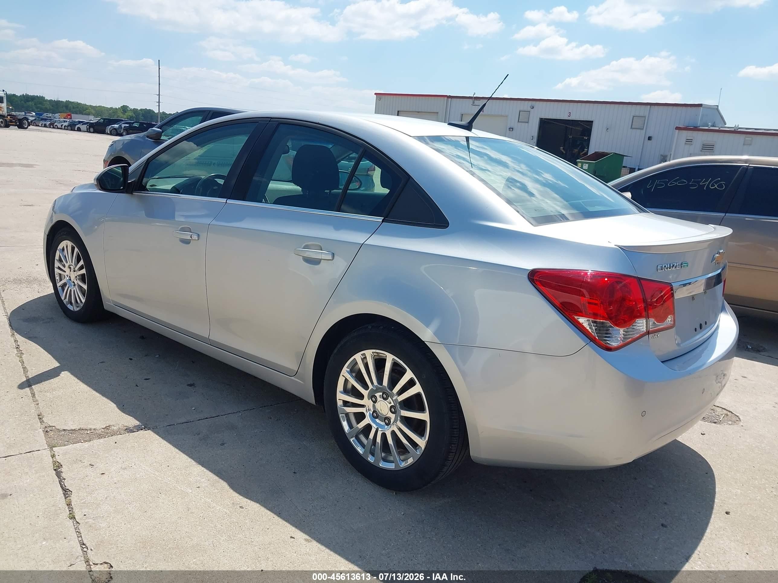 2012 Chevrolet Cruze Eco Silver vin: 1G1PJ5SC1C7232031