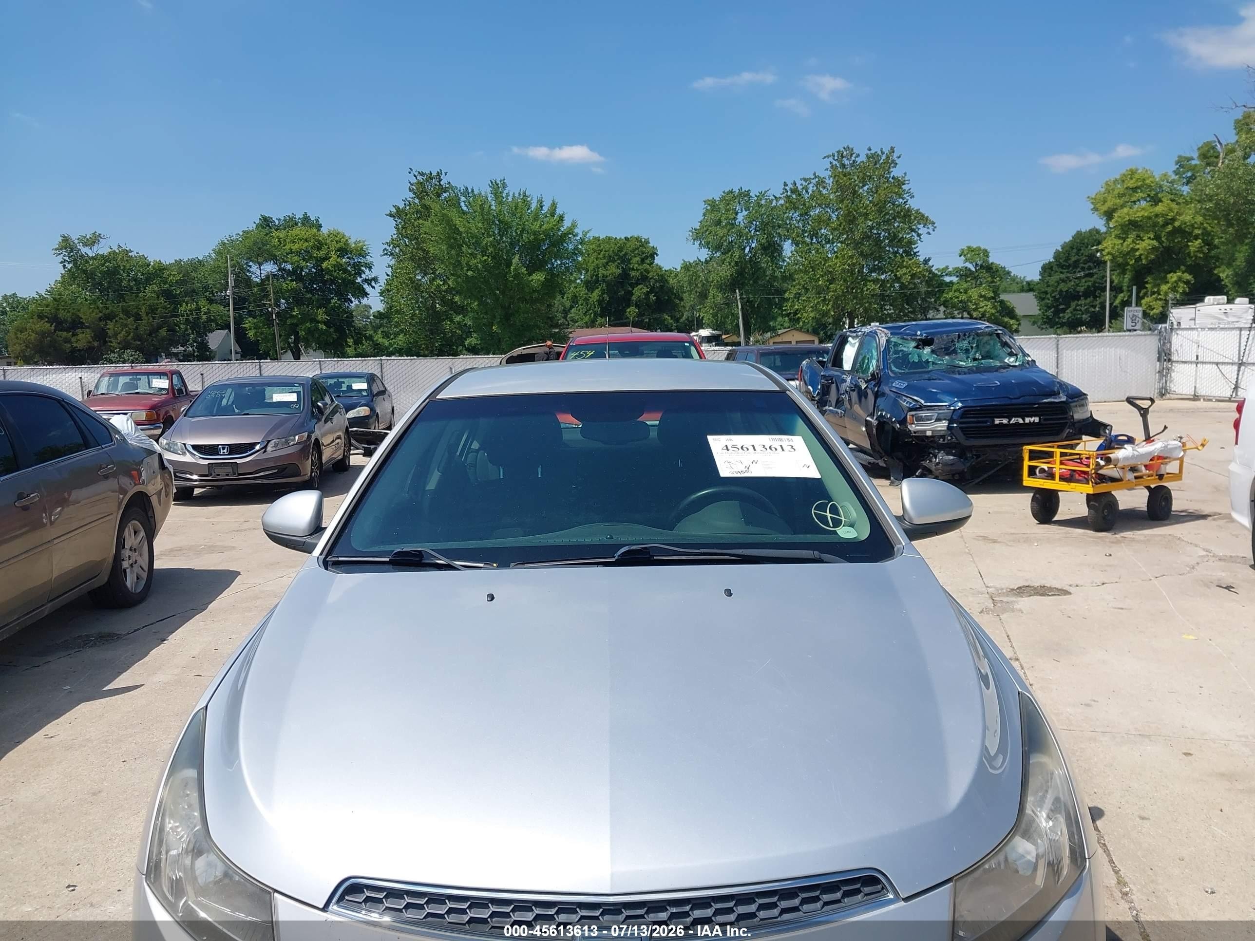 2012 Chevrolet Cruze Eco Silver vin: 1G1PJ5SC1C7232031