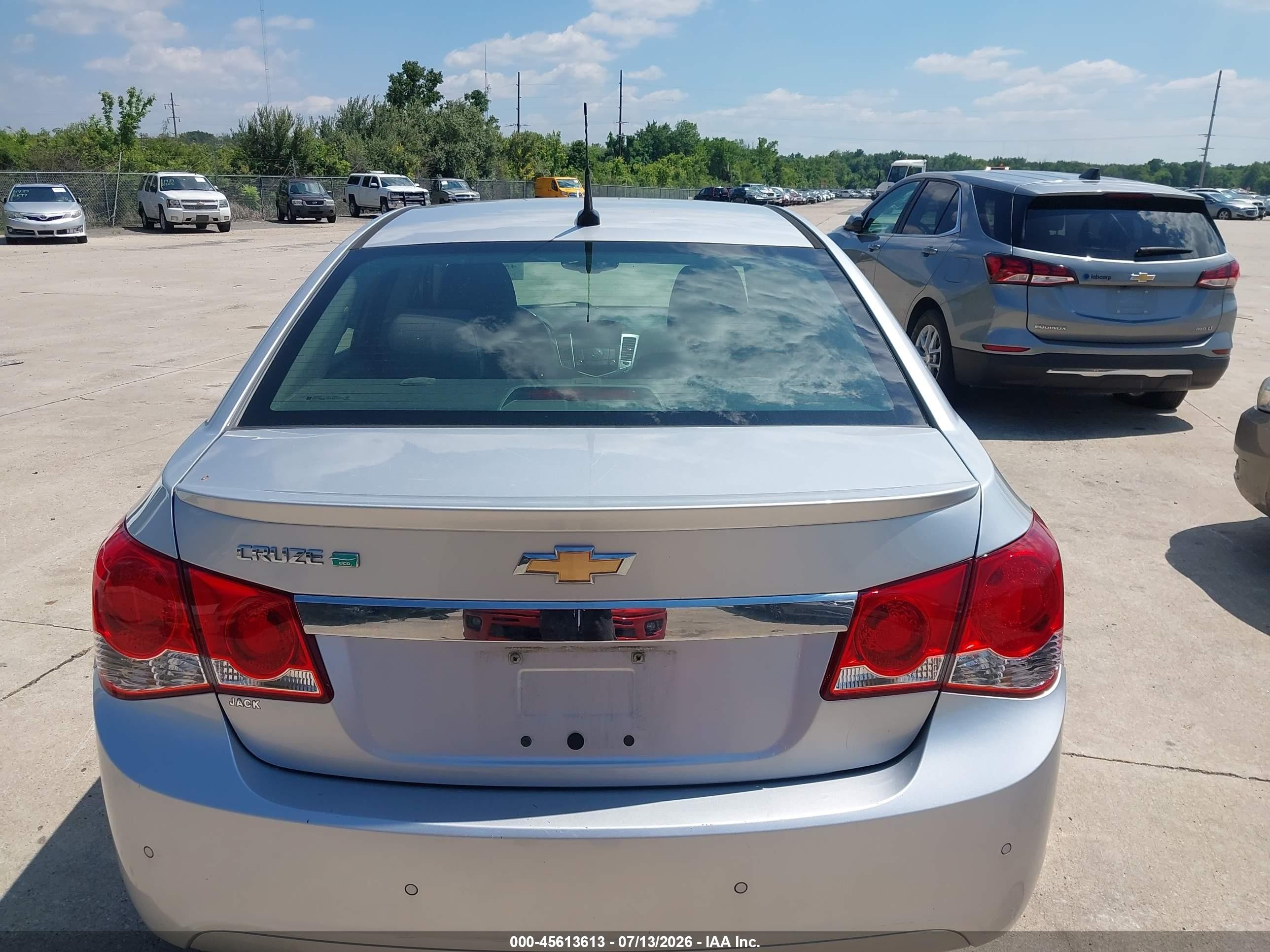 2012 Chevrolet Cruze Eco Silver vin: 1G1PJ5SC1C7232031