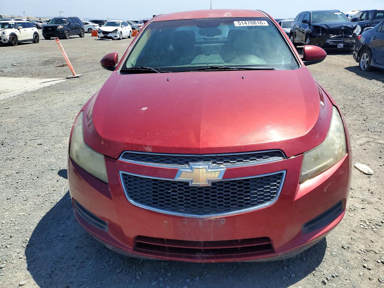 2012 Chevrolet Cruze Eco Burgundy vin: 1G1PJ5SC1C7260735