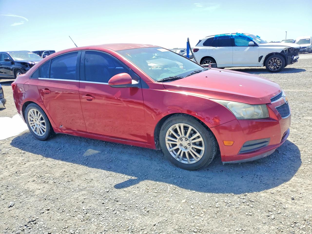 2012 Chevrolet Cruze Eco Burgundy vin: 1G1PJ5SC1C7260735