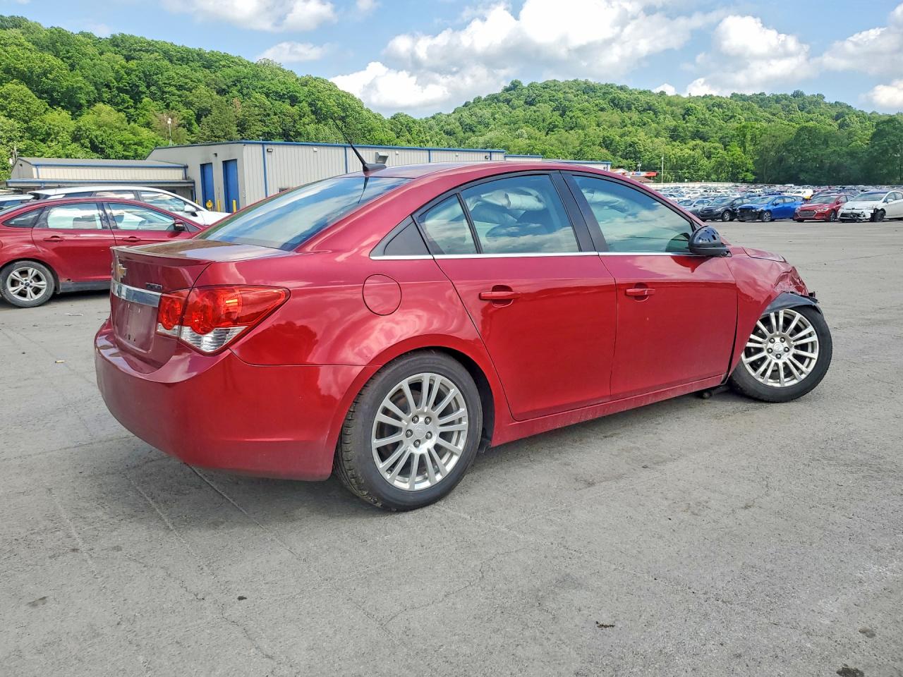2012 Chevrolet Cruze Eco Красный vin: 1G1PJ5SC1C7270004