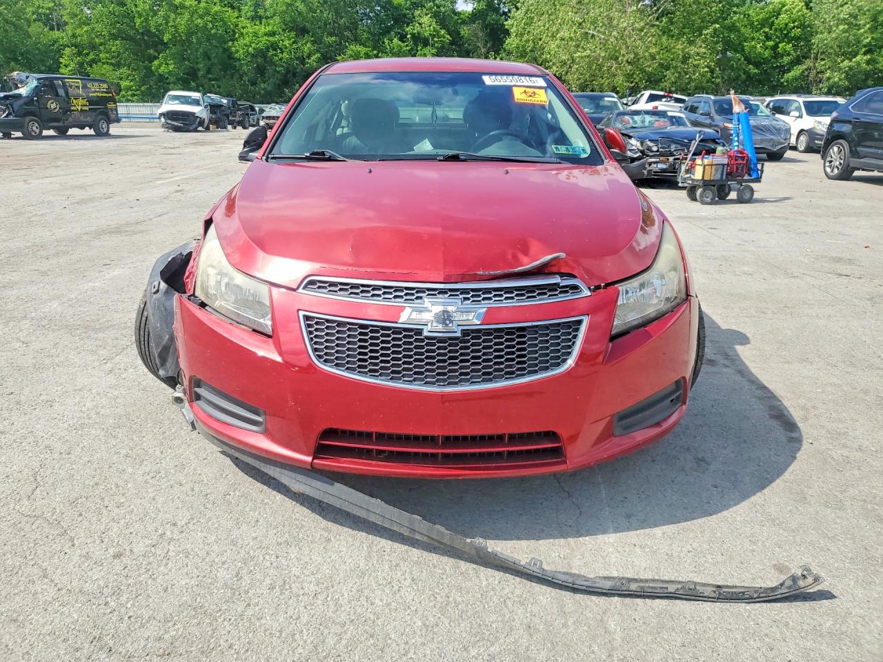 2012 Chevrolet Cruze Eco Красный vin: 1G1PJ5SC1C7270004
