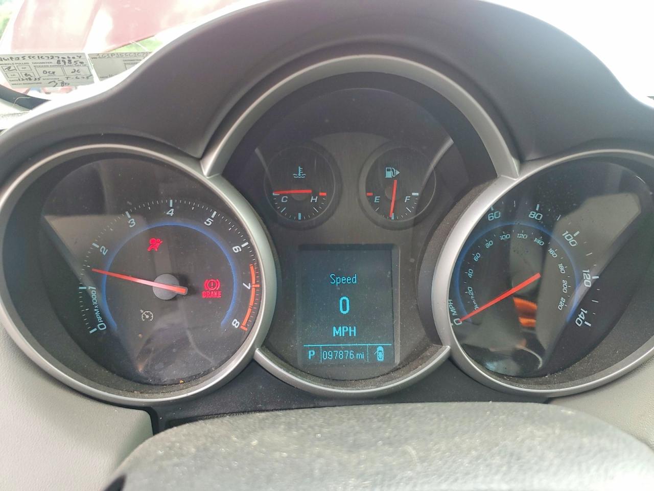 2012 Chevrolet Cruze Eco Красный vin: 1G1PJ5SC1C7270004