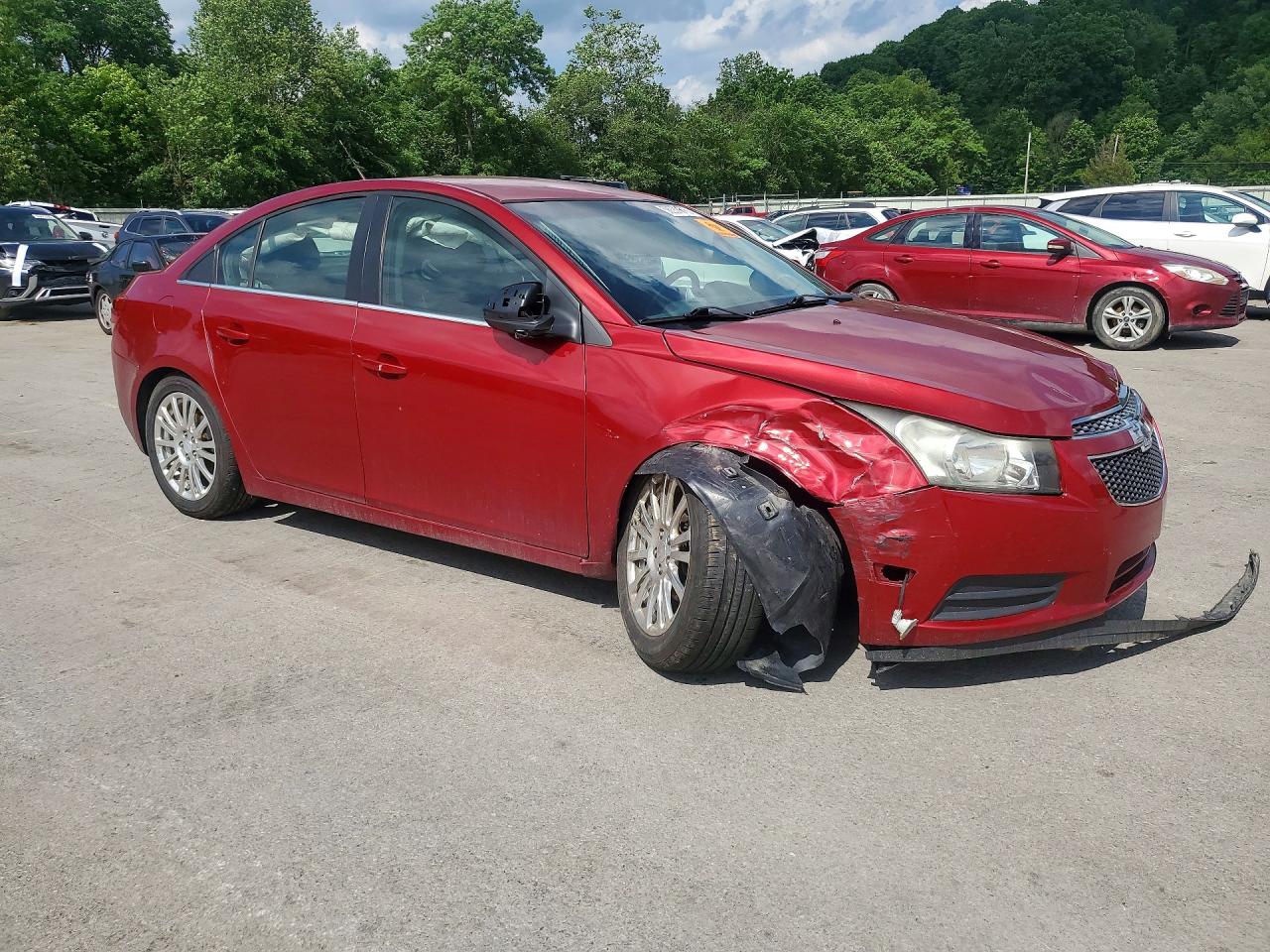 2012 Chevrolet Cruze Eco Красный vin: 1G1PJ5SC1C7270004