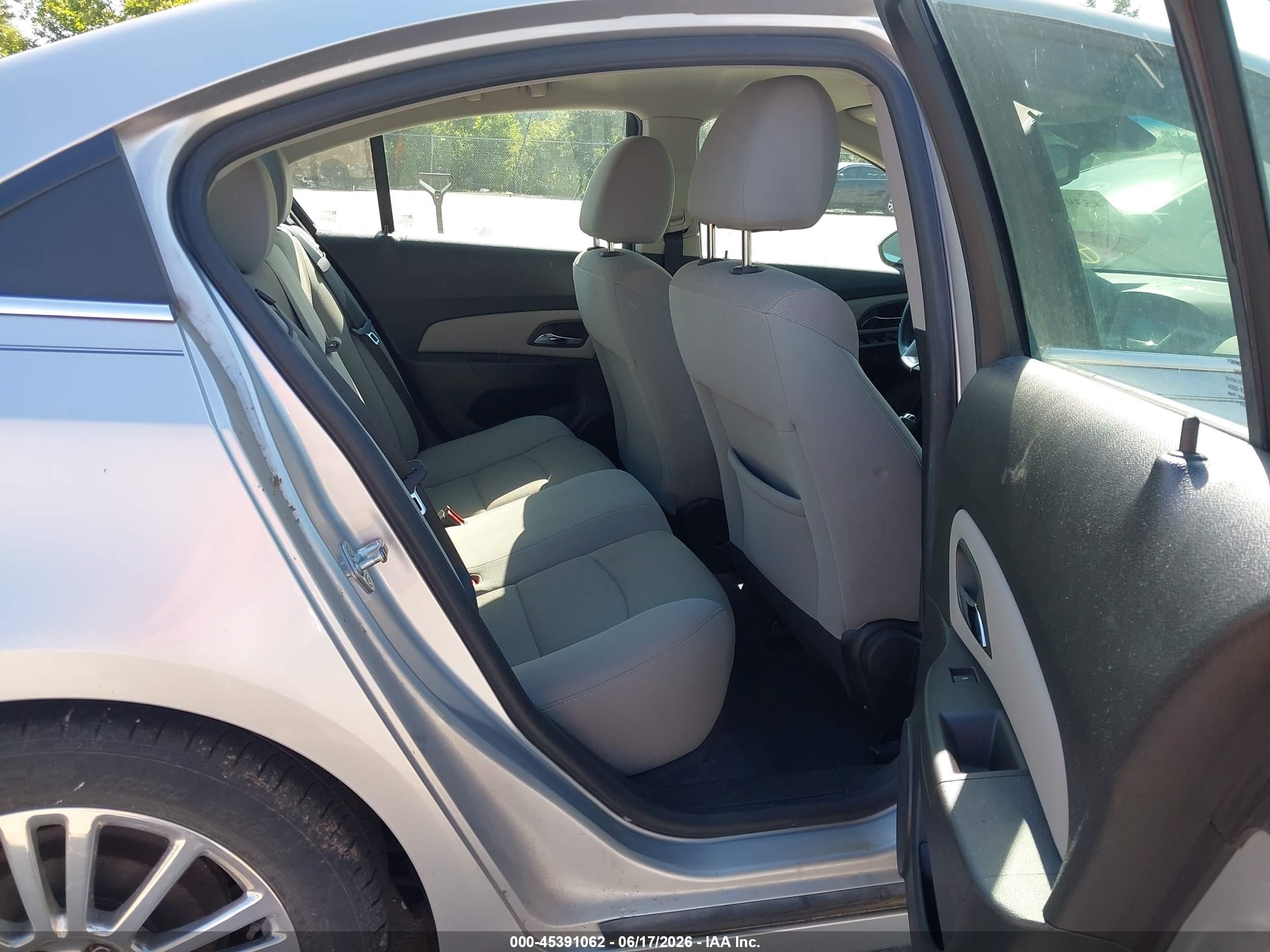 2012 Chevrolet Cruze Eco Silver vin: 1G1PJ5SC1C7282749