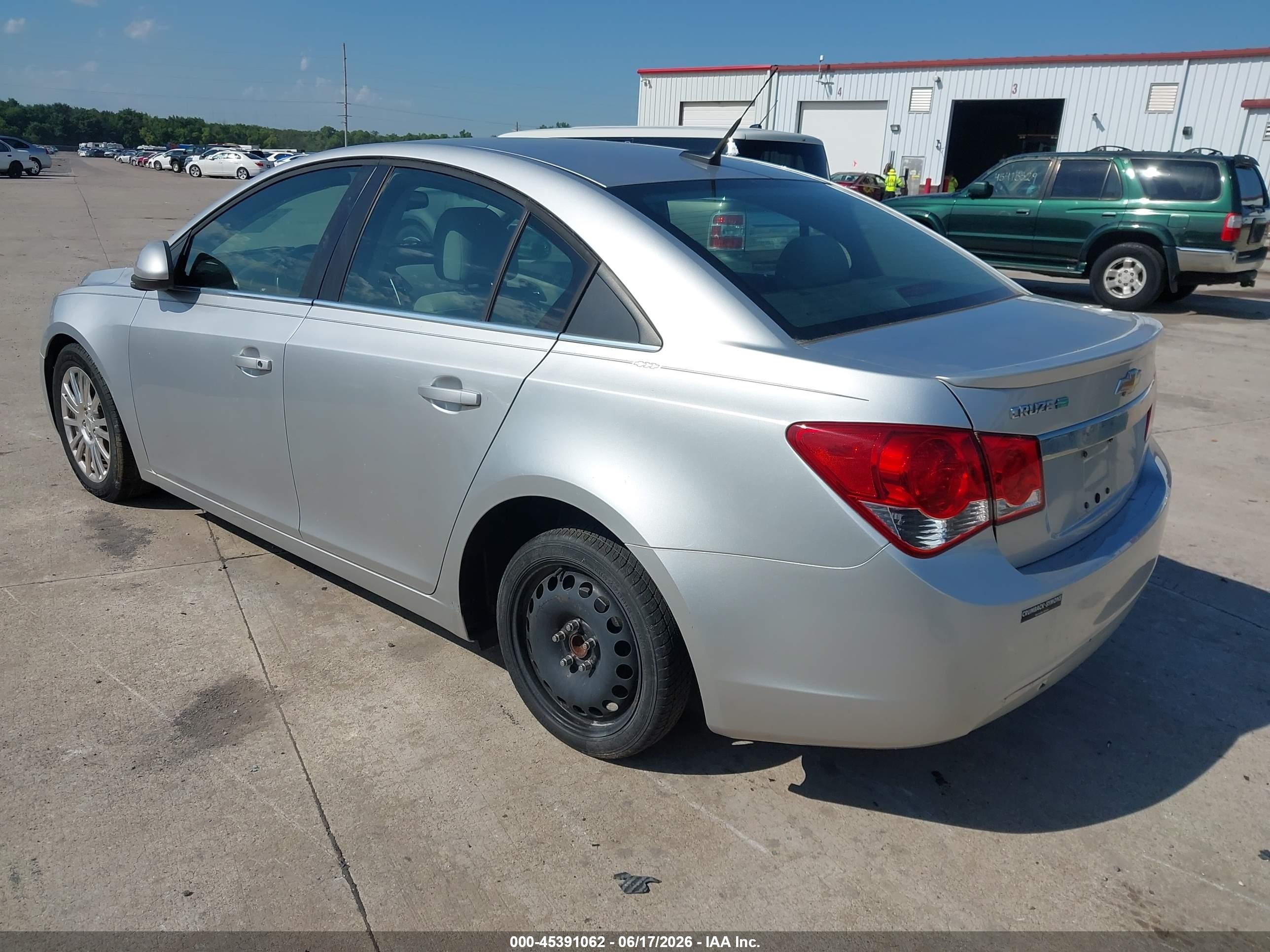 2012 Chevrolet Cruze Eco Silver vin: 1G1PJ5SC1C7282749