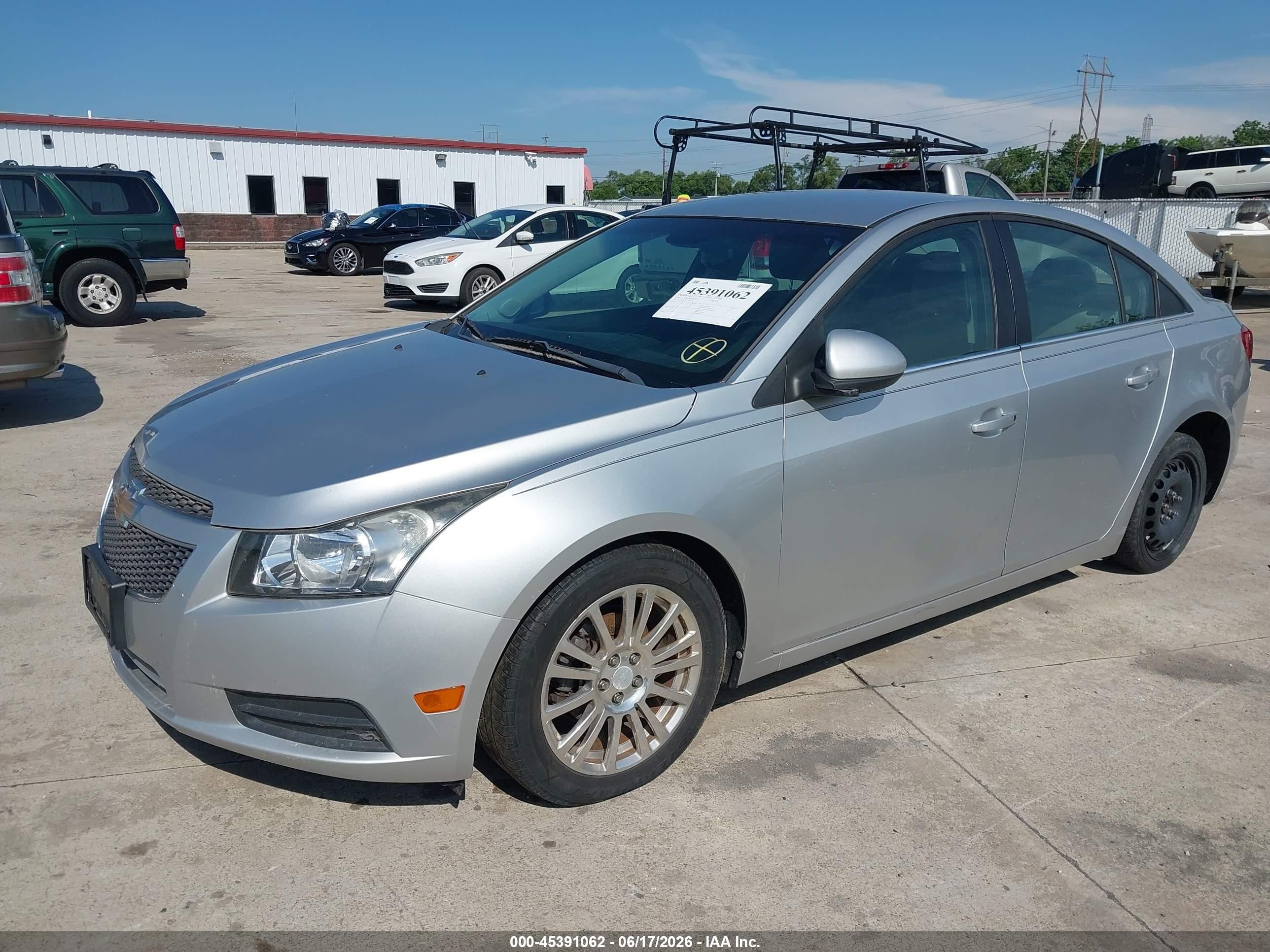2012 Chevrolet Cruze Eco Silver vin: 1G1PJ5SC1C7282749