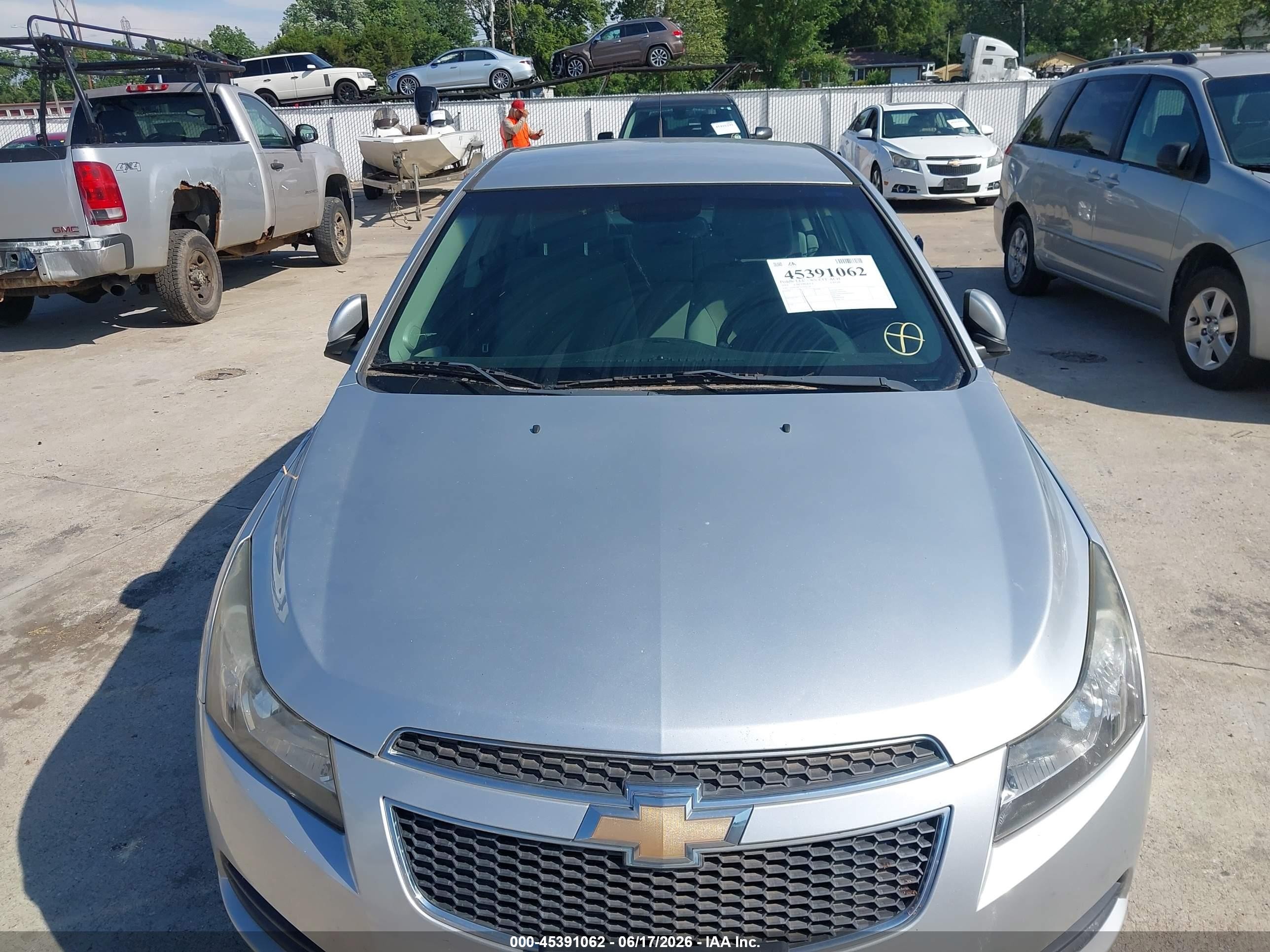 2012 Chevrolet Cruze Eco Silver vin: 1G1PJ5SC1C7282749