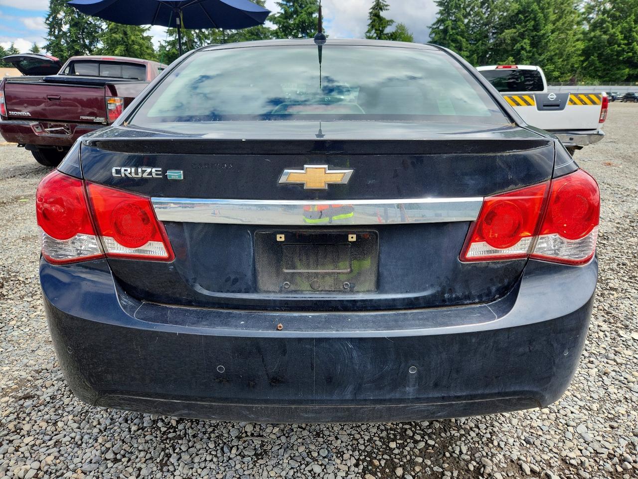2012 Chevrolet Cruze Eco Black vin: 1G1PJ5SC1C7363797