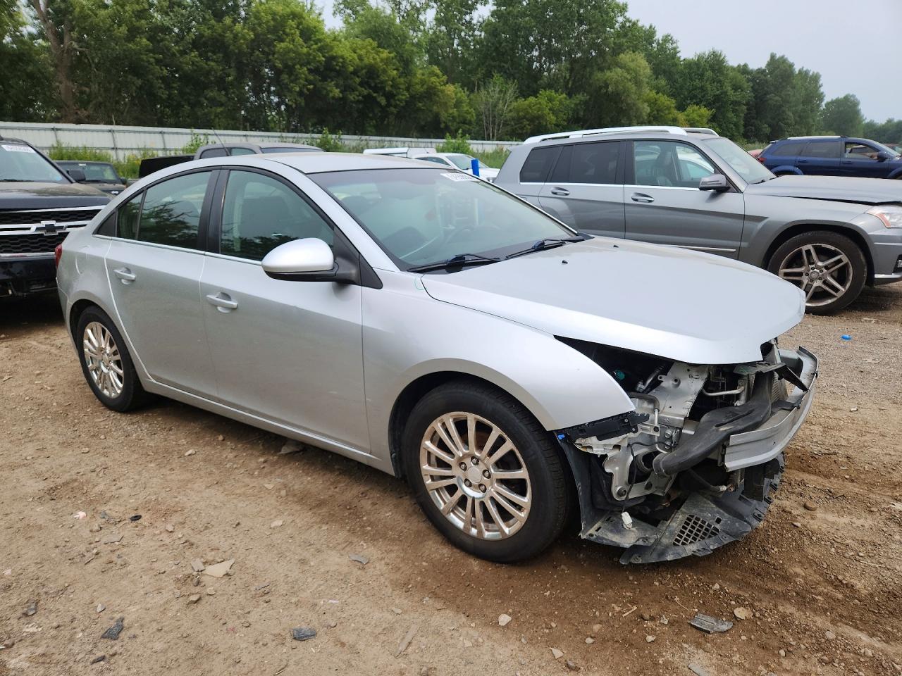 2012 Chevrolet Cruze Eco Silver vin: 1G1PJ5SC2C7154343