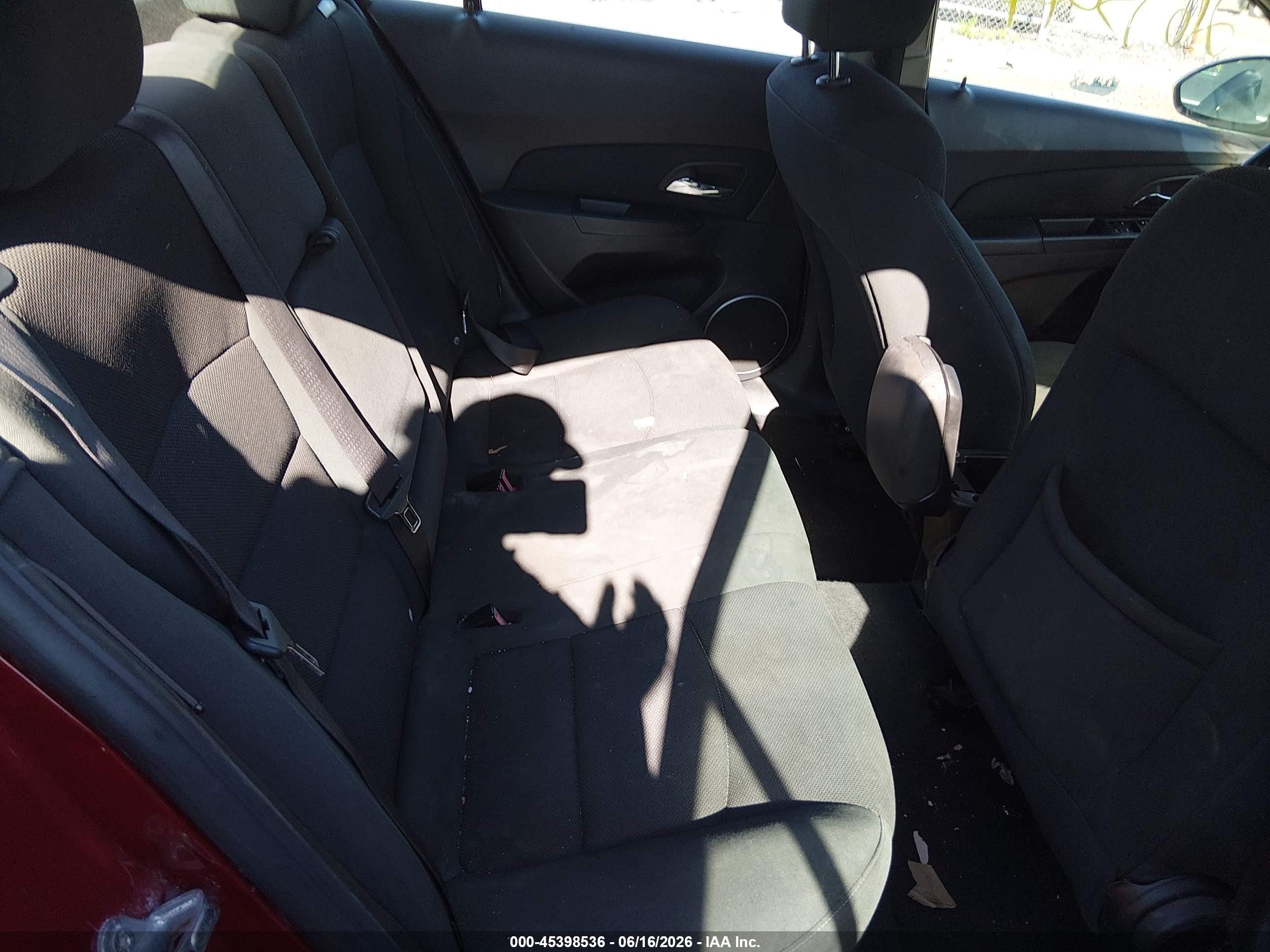2012 Chevrolet Cruze Eco Red vin: 1G1PJ5SC2C7191635
