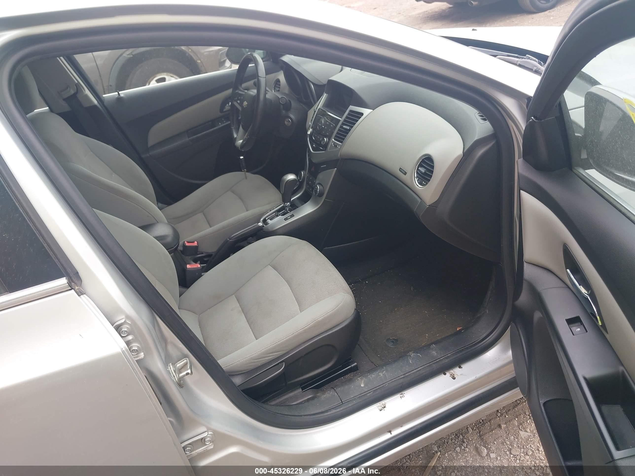2012 Chevrolet Cruze Eco Silver vin: 1G1PJ5SC2C7409685