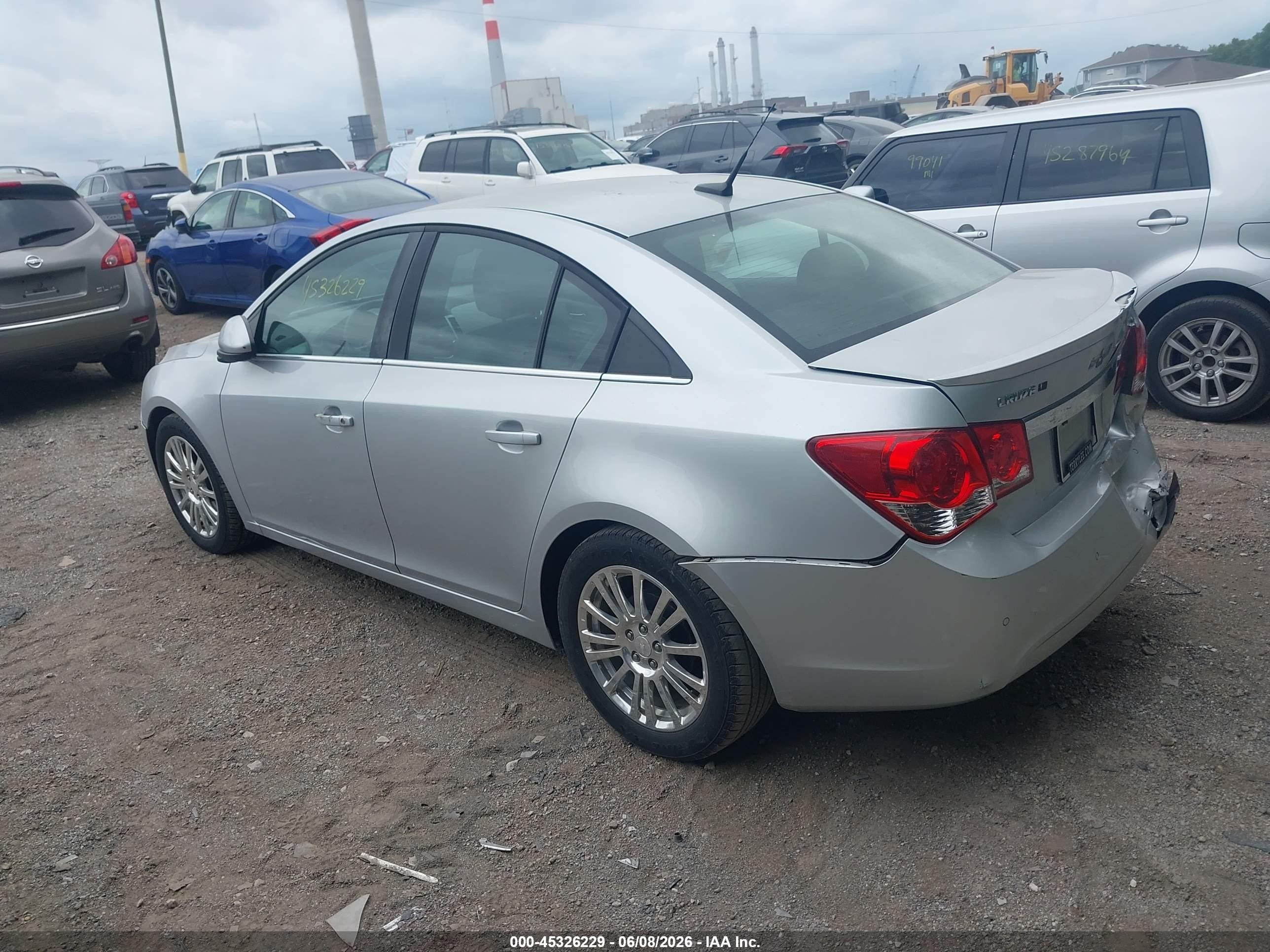 2012 Chevrolet Cruze Eco Silver vin: 1G1PJ5SC2C7409685