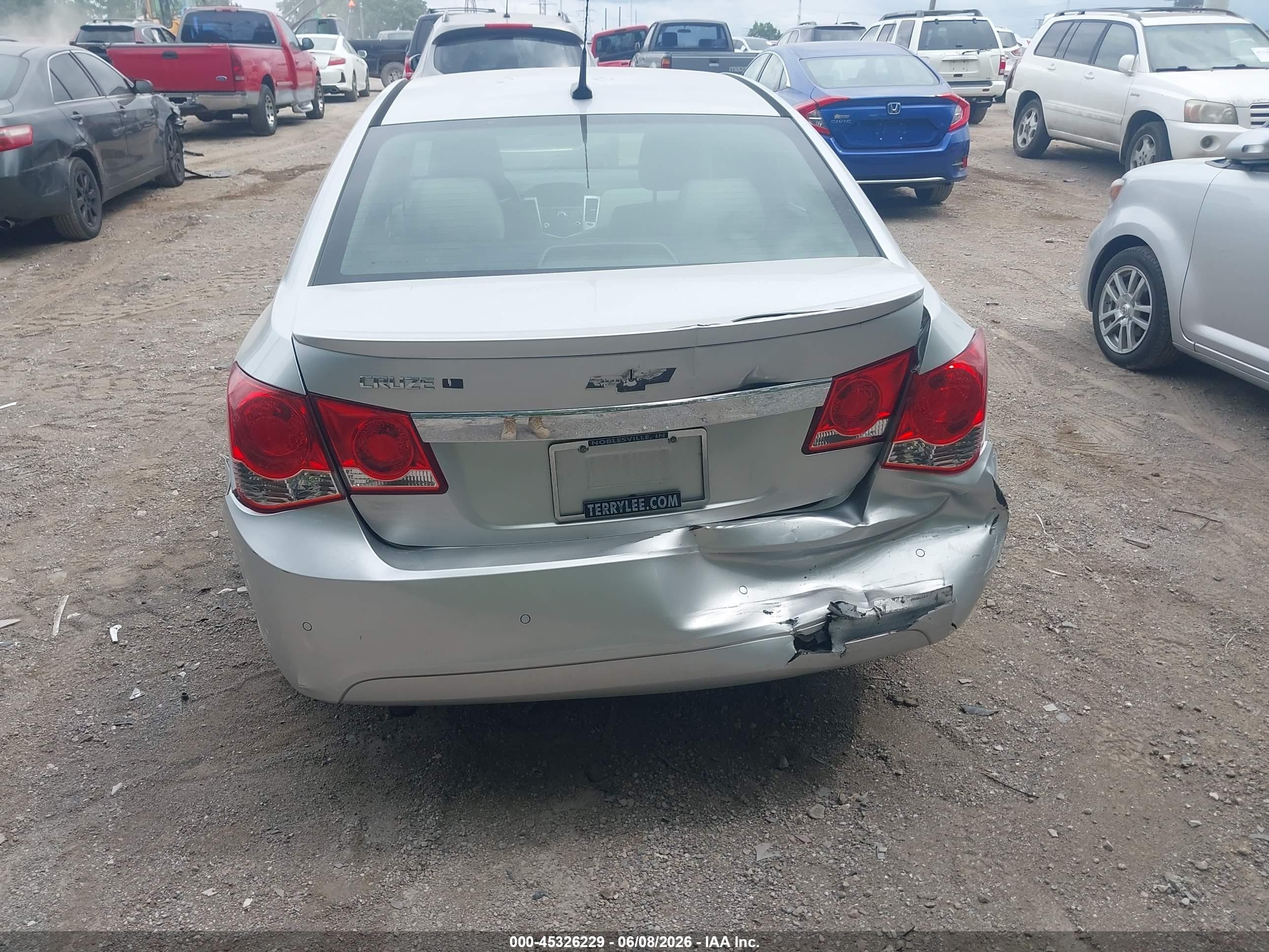 2012 Chevrolet Cruze Eco Silver vin: 1G1PJ5SC2C7409685