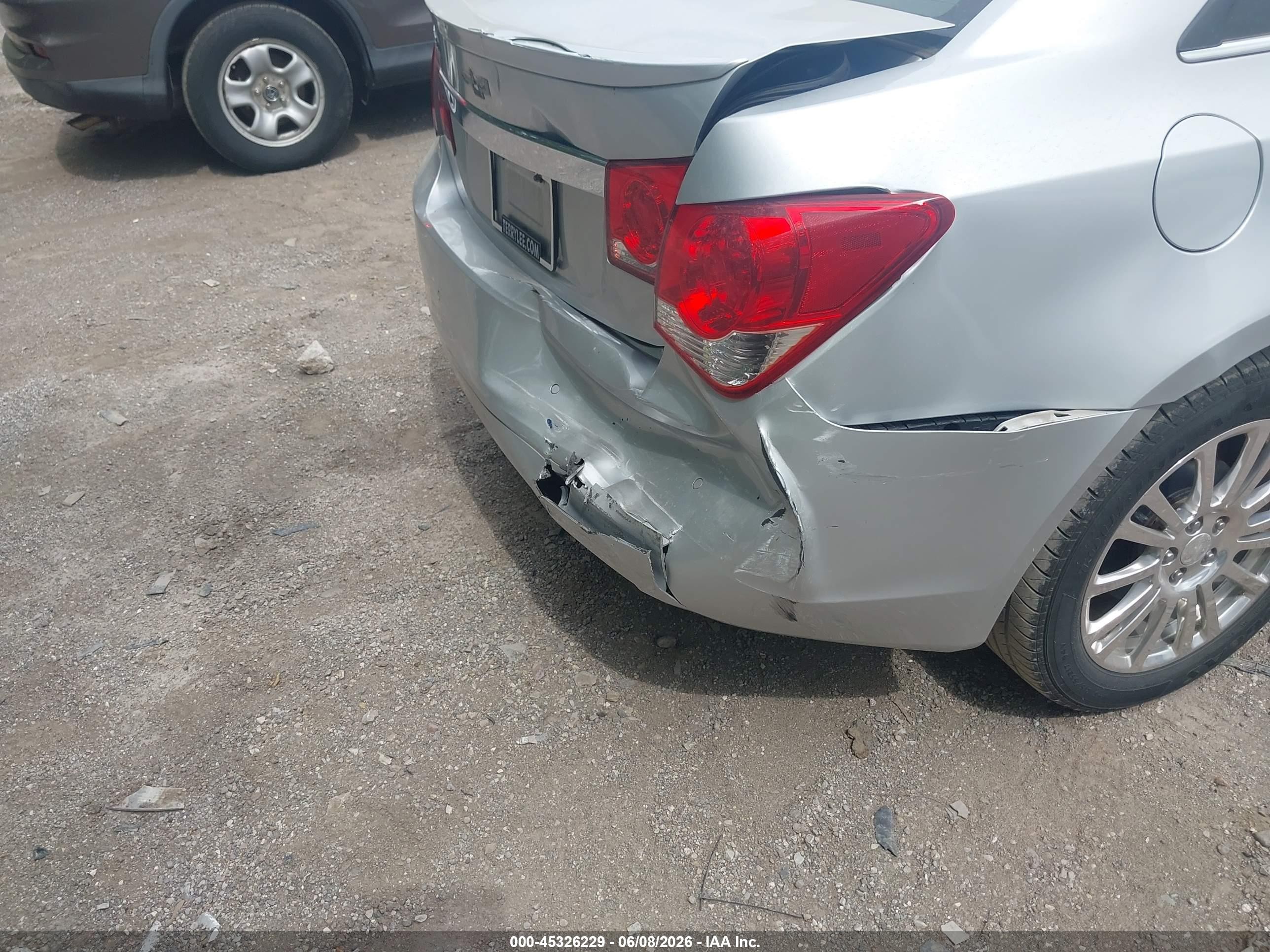 2012 Chevrolet Cruze Eco Silver vin: 1G1PJ5SC2C7409685