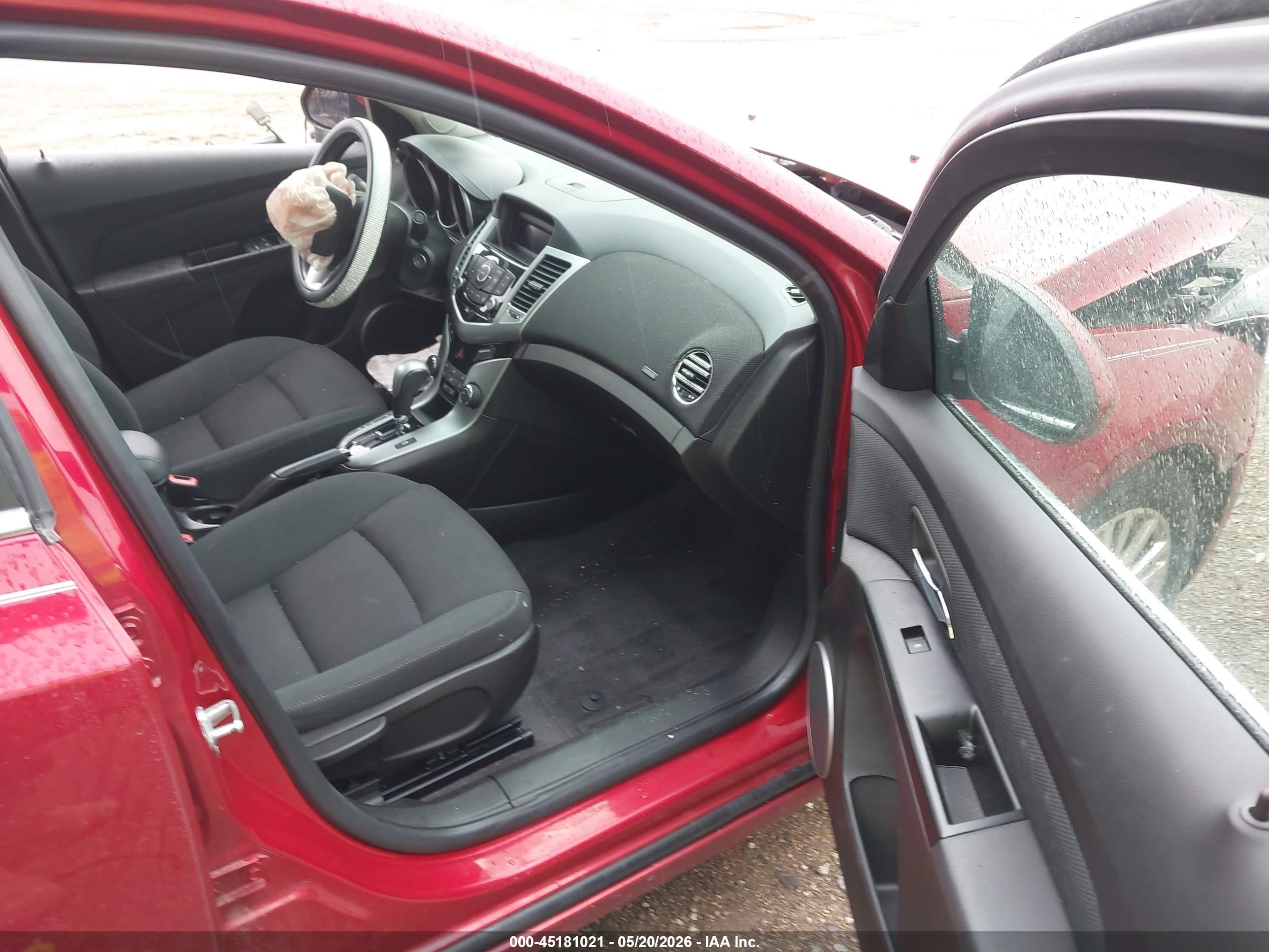 2012 Chevrolet Cruze Eco Red vin: 1G1PJ5SC3C7158627