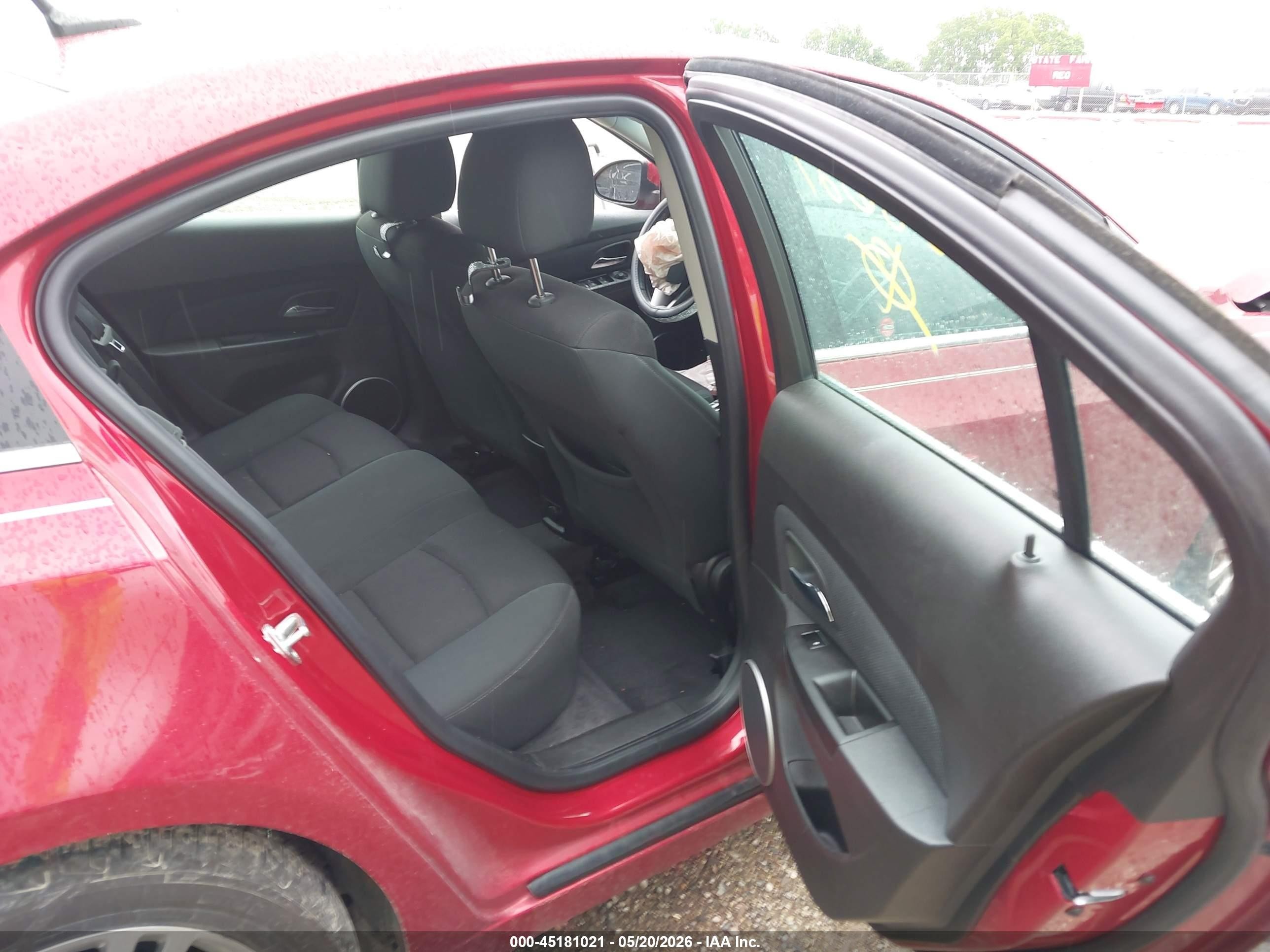 2012 Chevrolet Cruze Eco Red vin: 1G1PJ5SC3C7158627