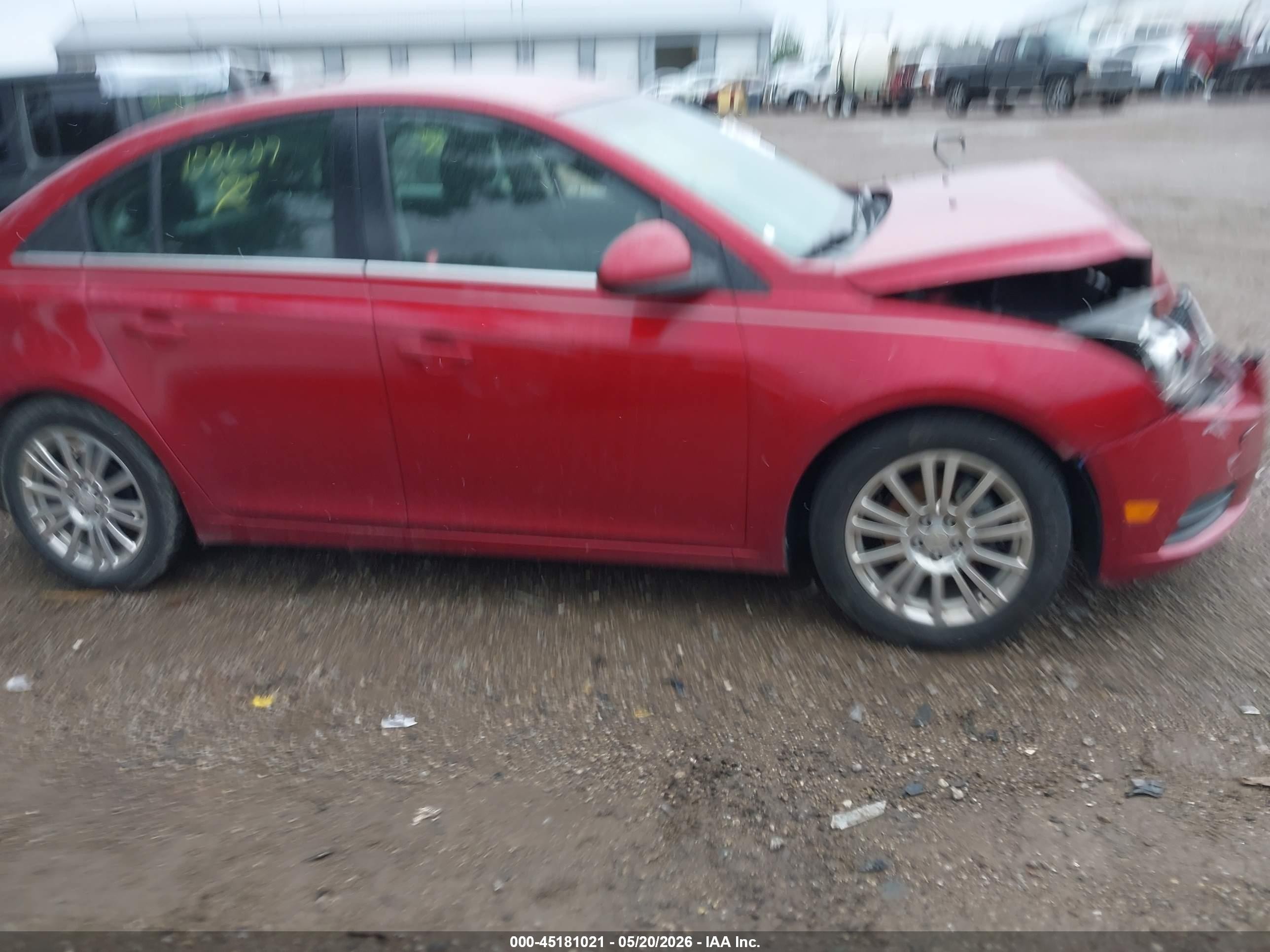 2012 Chevrolet Cruze Eco Red vin: 1G1PJ5SC3C7158627