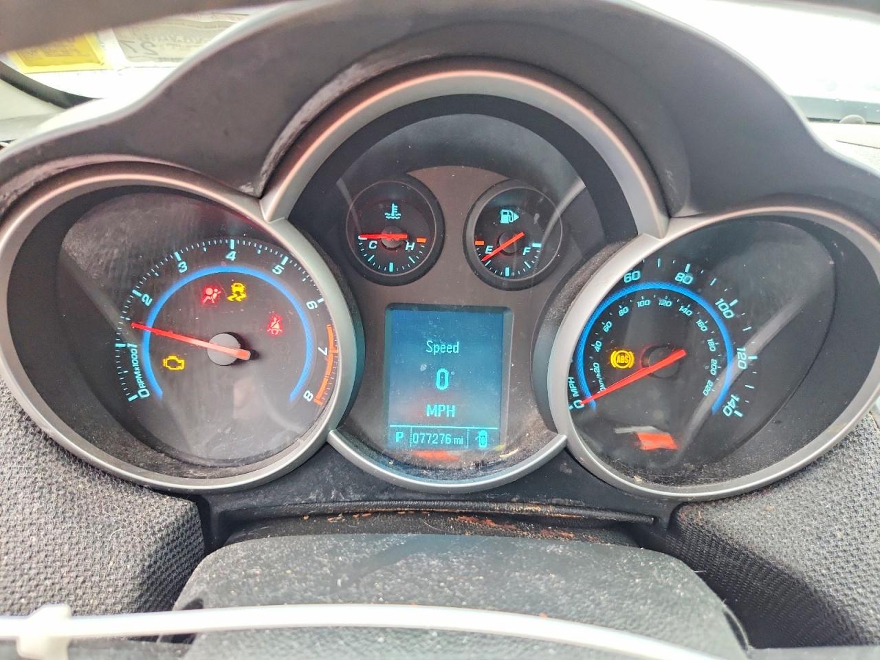 2012 Chevrolet Cruze Eco Blue vin: 1G1PJ5SC3C7241023